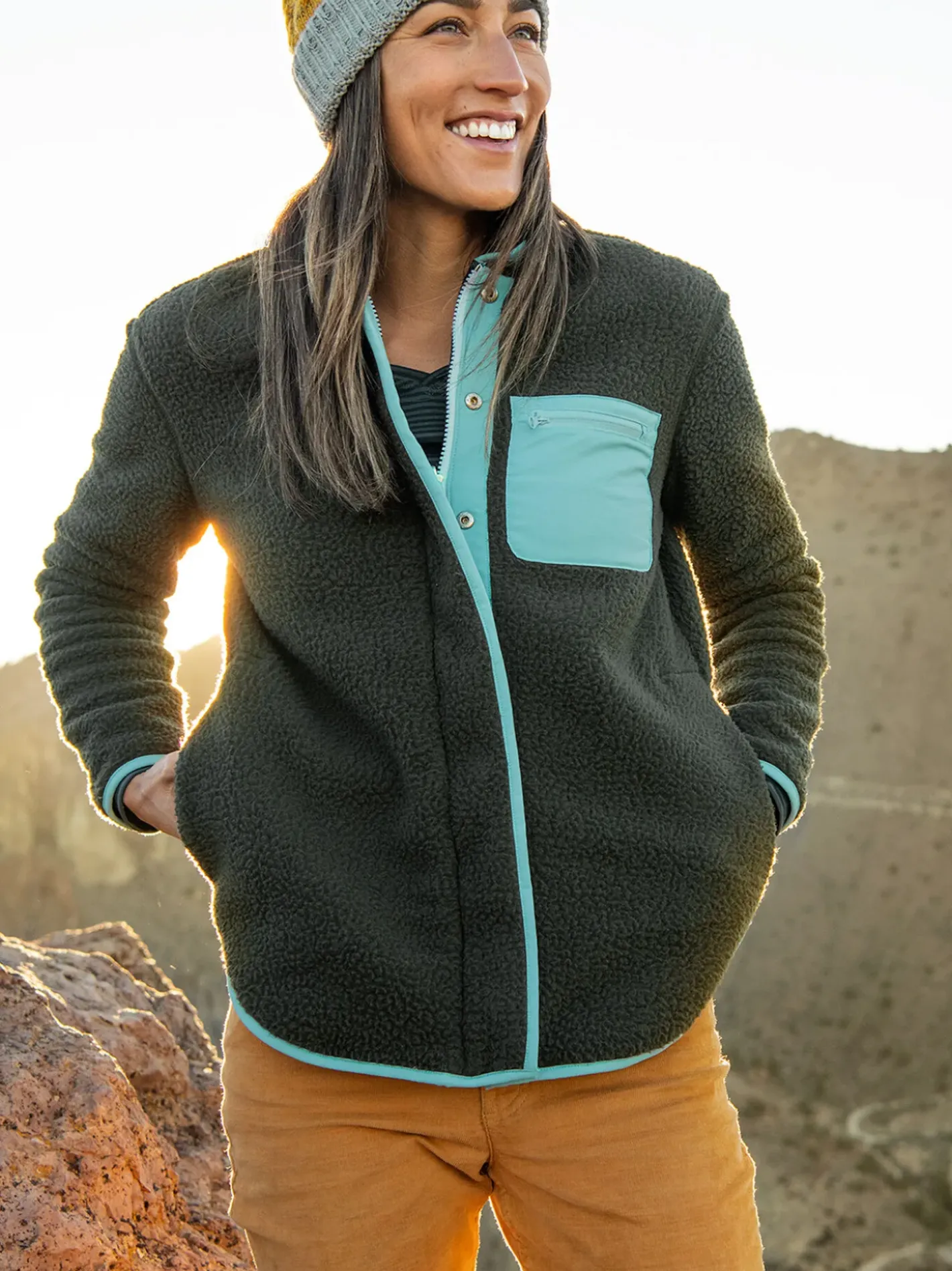 Title Nine Annapurna Reversible Fleece Jacket>Women Hoodies & Sweatshirts