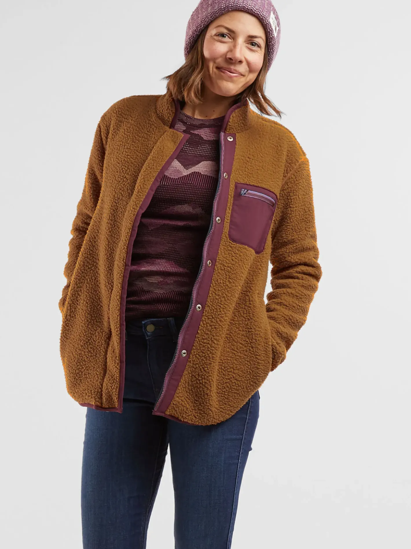 Title Nine Annapurna Reversible Fleece Jacket>Women Hoodies & Sweatshirts