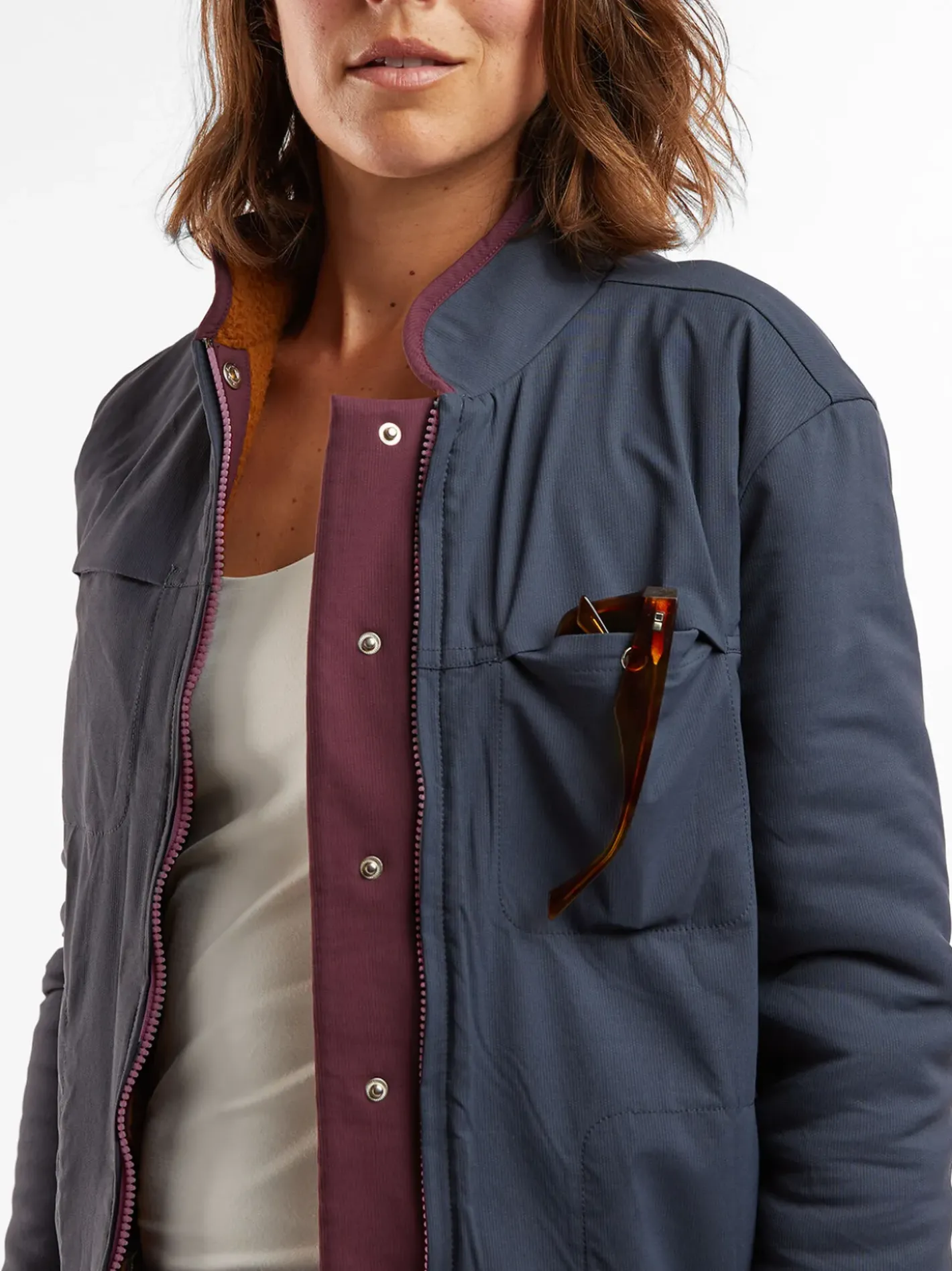 Title Nine Annapurna Reversible Fleece Jacket>Women Hoodies & Sweatshirts