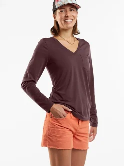 Title Nine Aviatrix Long Sleeve V Neck Tee><noscript><img width=