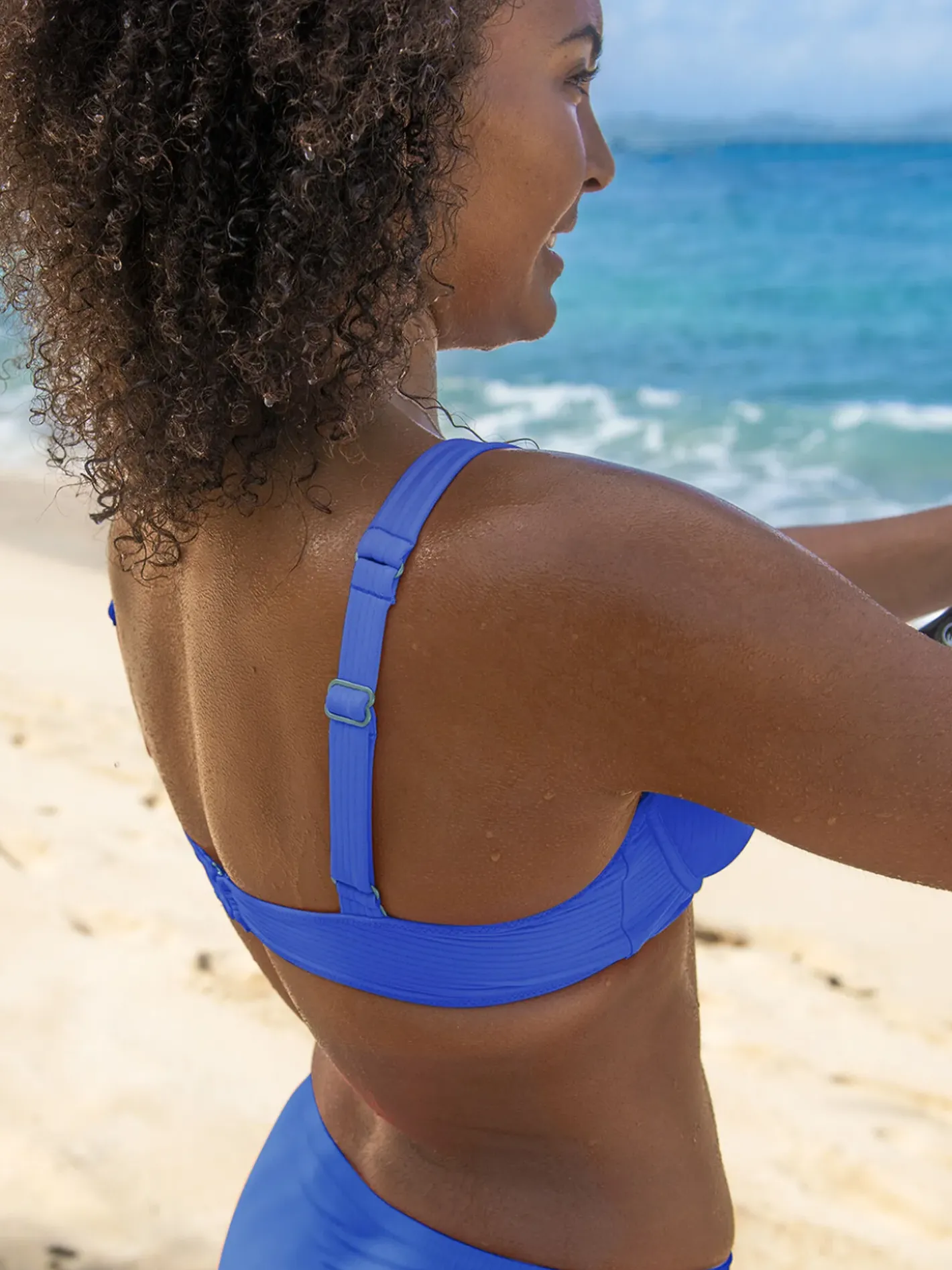 Title Nine Bodacious 2.0 Underwire Bikini Top - Solid Ribbed>Women Bikini Tops