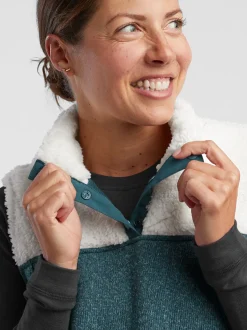 Title Nine Callitrix Fleece Vest Dress><noscript><img width=