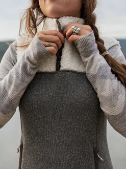 Title Nine Callitrix Fleece Vest Dress><noscript><img width=