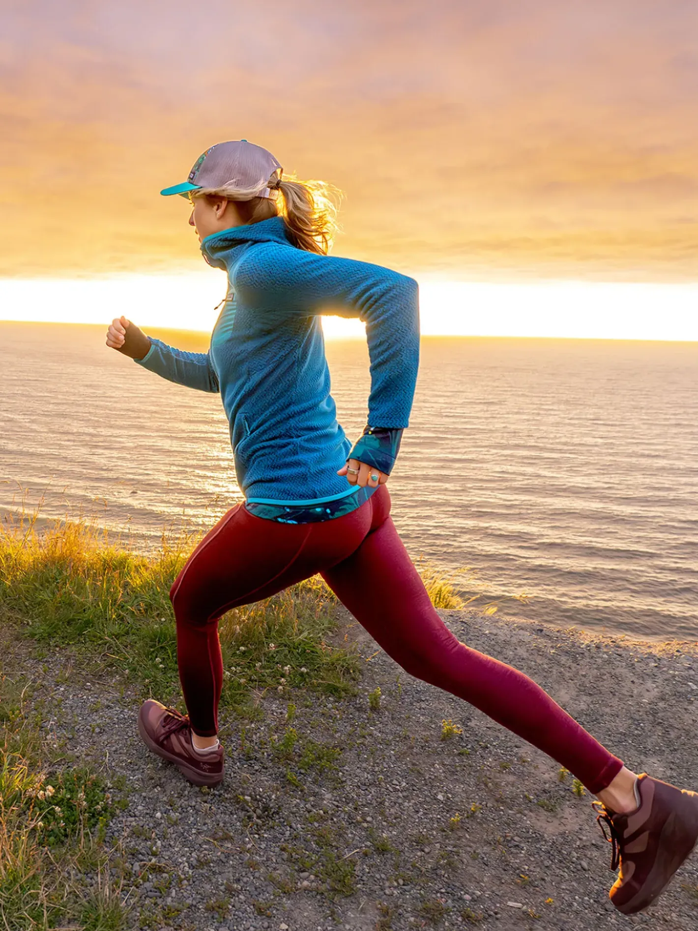 Title Nine Crash 2.0 Polartec® Petite Tights - Striated>Women Bottoms Finder