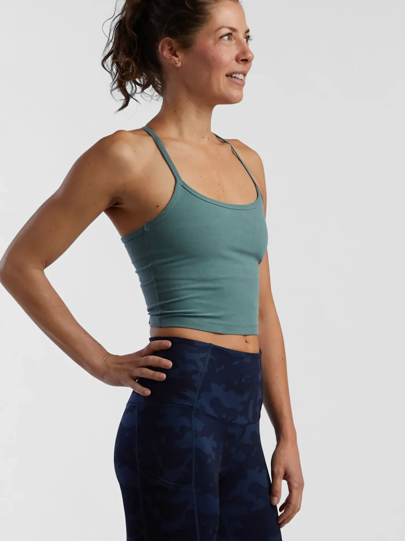 Title Nine Cropped Cami Bra Top>Women Tank Tops
