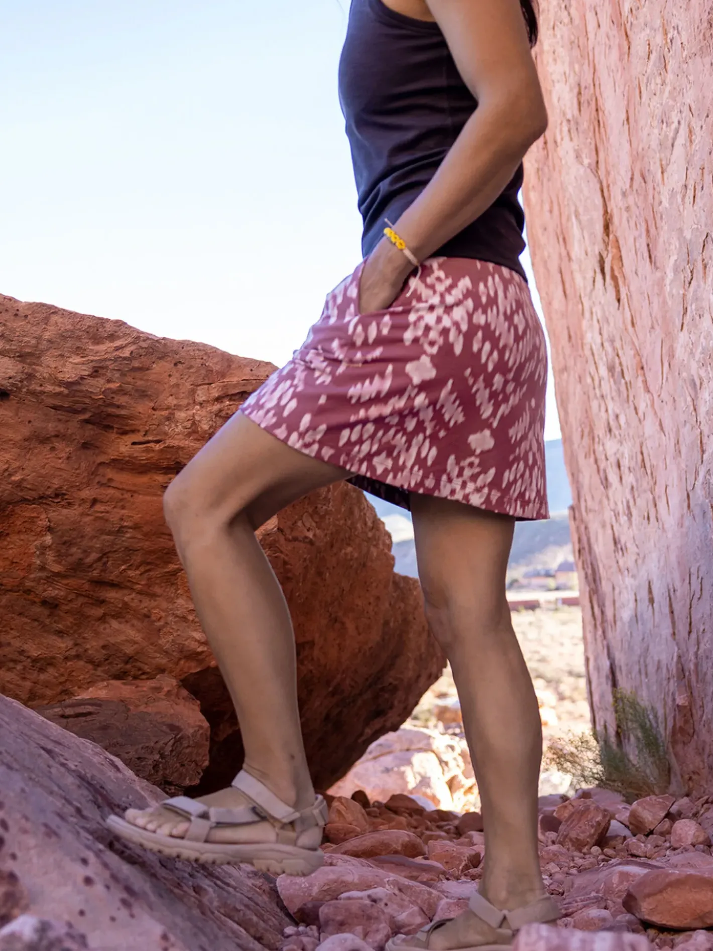 Title Nine Dream Swing Skort - Java>Women Skorts