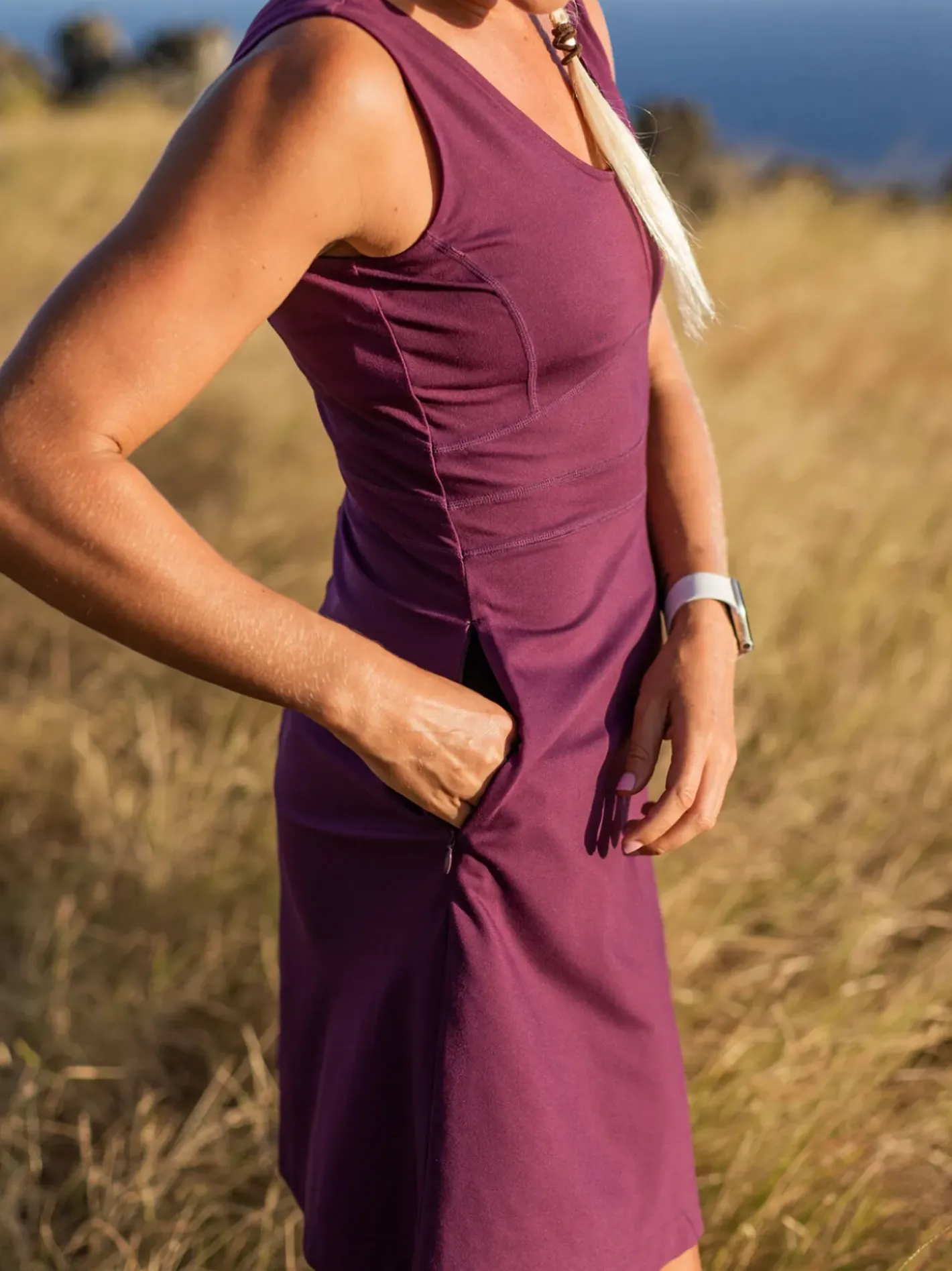 Title Nine Dream V Neck Dress - Solid>Women Dresses