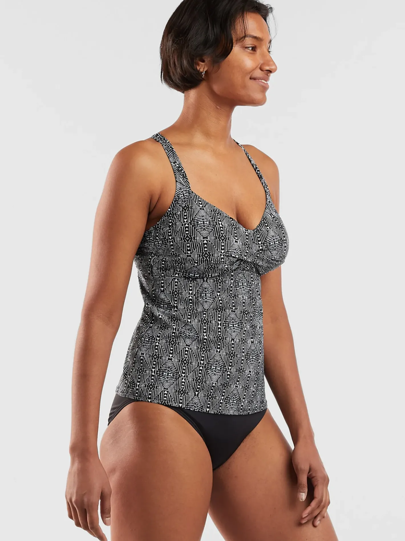 Title Nine Fortuna Underwire Tankini Top - Uluwatu>Women Tankini Tops