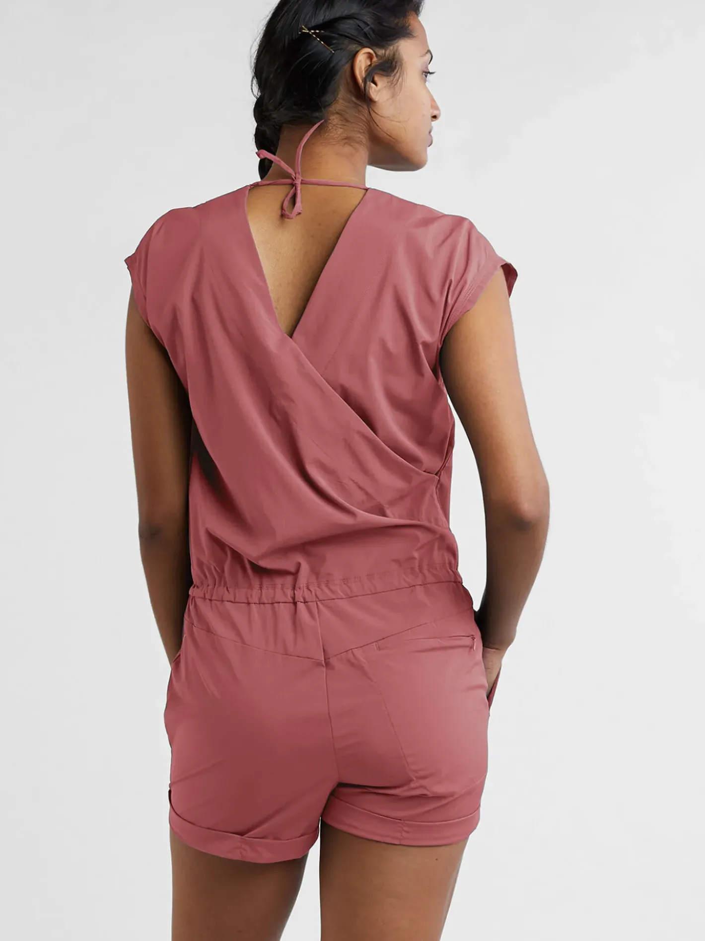 Title Nine Free Play Romper>Women Dresses