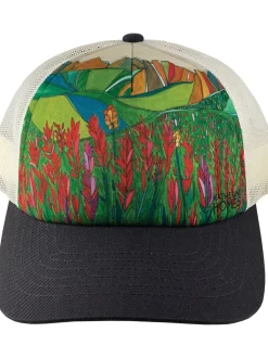 Title Nine Galleria Trucker Hat - Paintbrush Flower><noscript><img width=