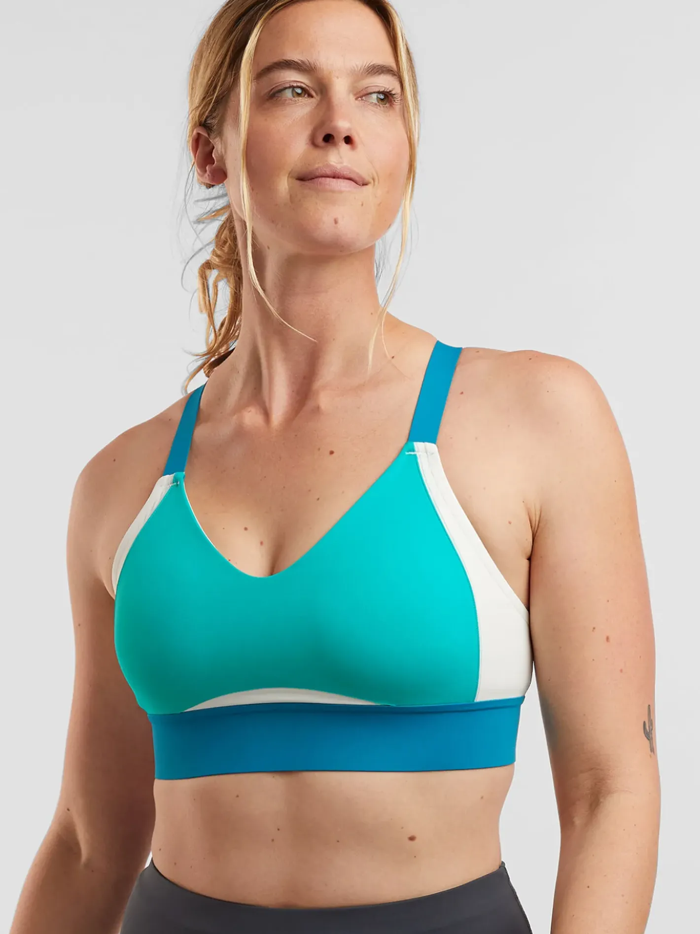Title Nine Goldilocked Strappy Sports Bra>Women Sports Bras
