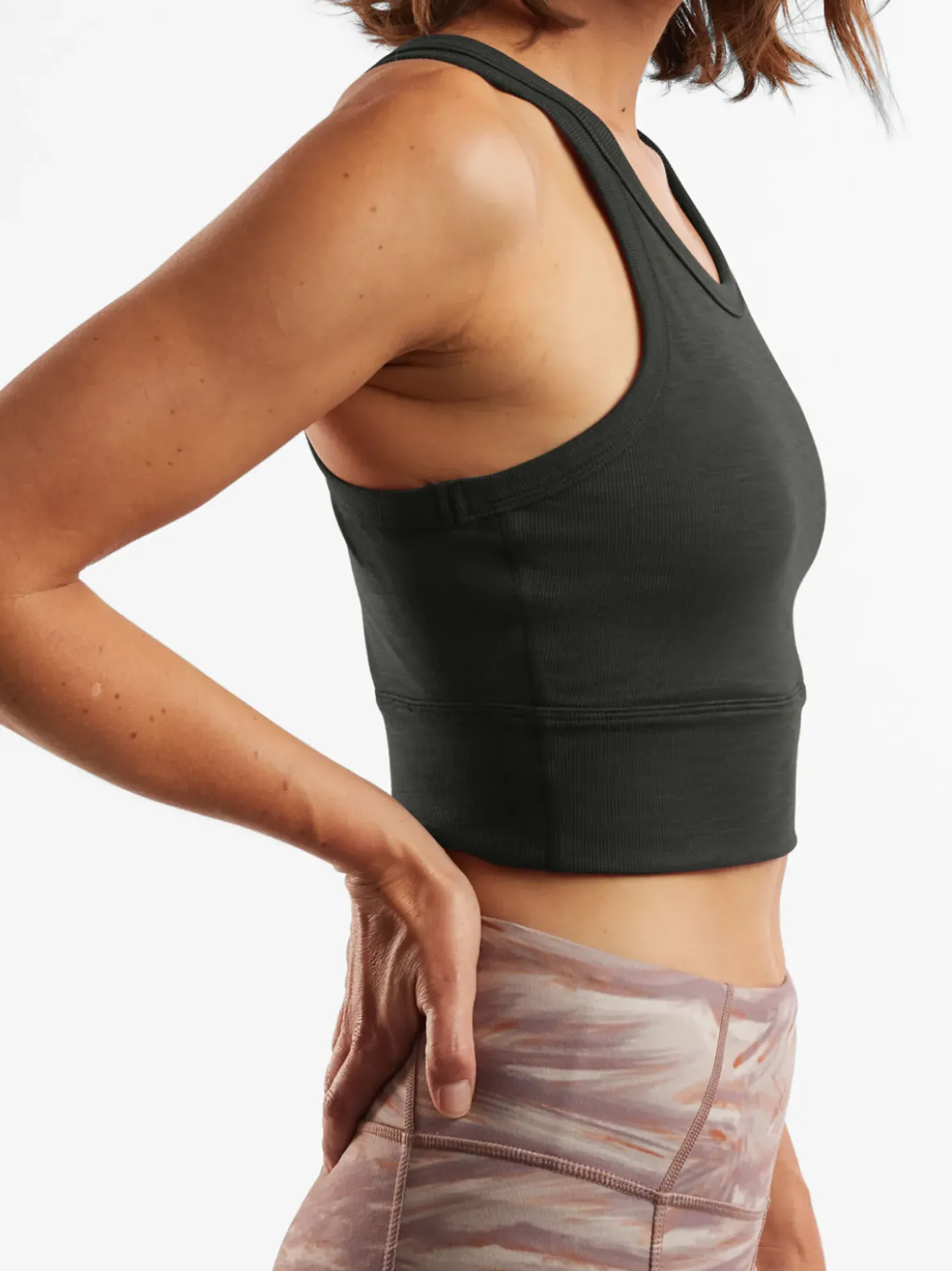 Title Nine Hatha High Neck Bra Top>Women Sports Bras