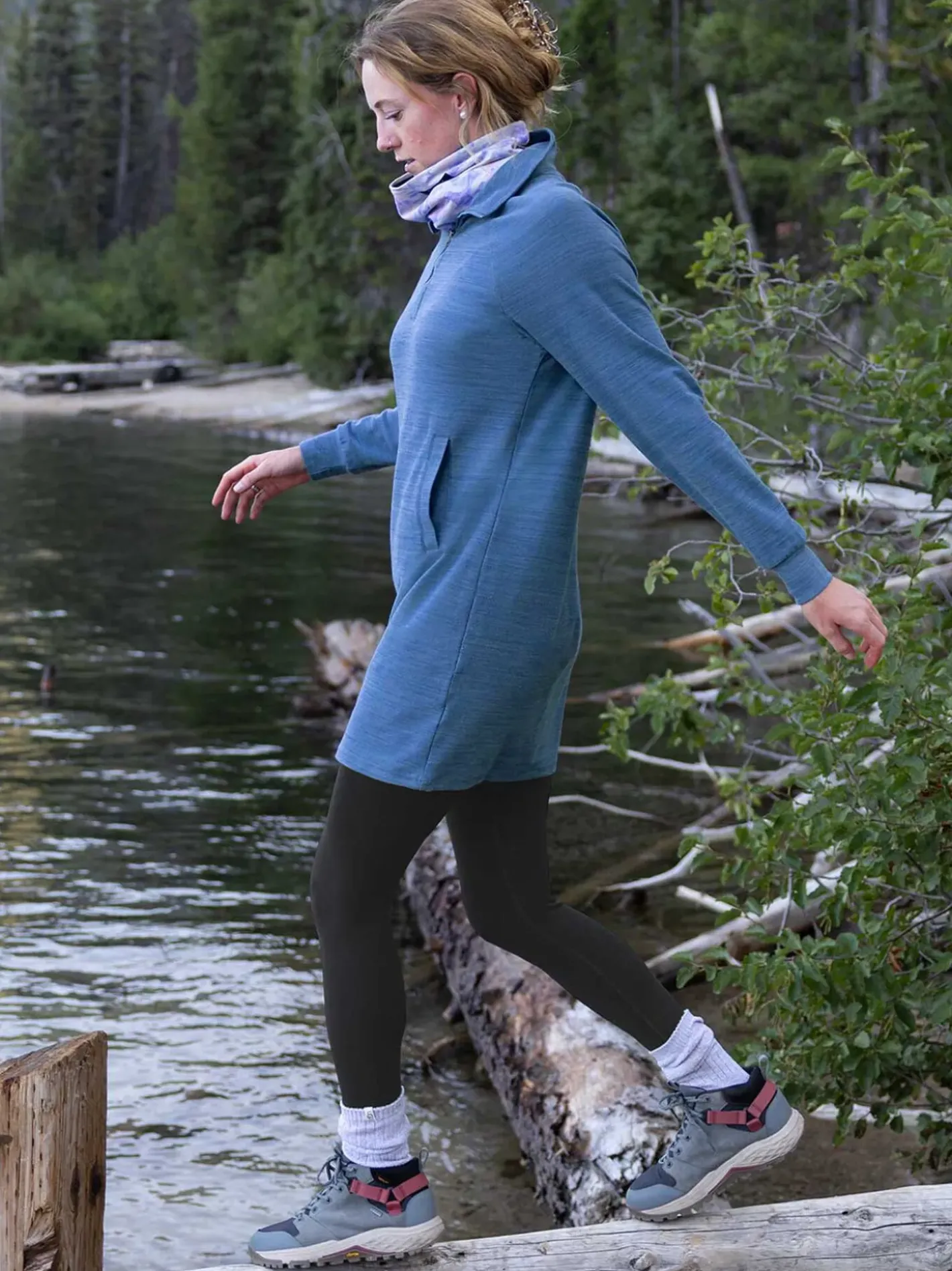 Title Nine Hibernation 1/4 Zip Dress>Women Dresses