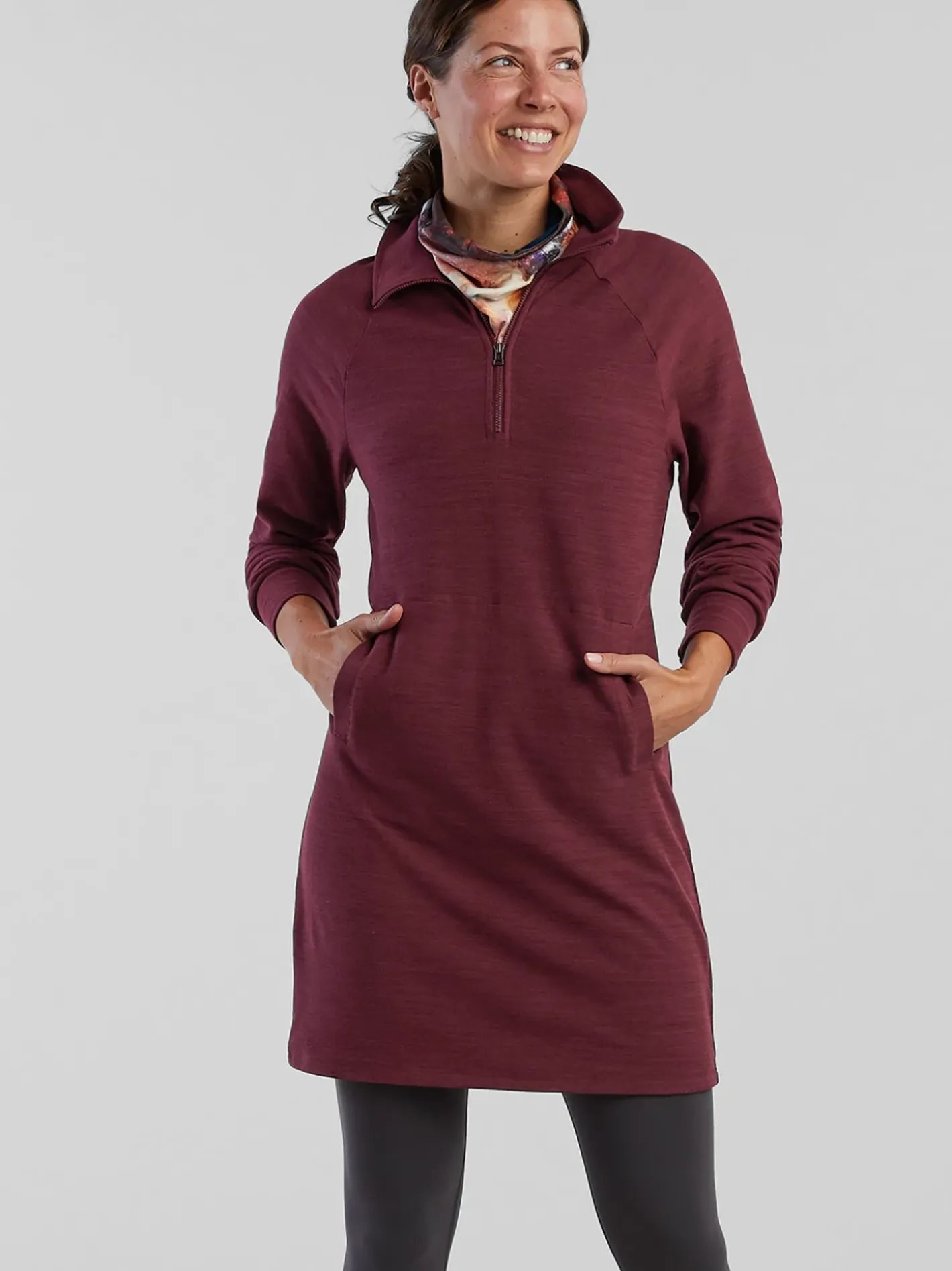 Title Nine Hibernation 1/4 Zip Dress>Women Dresses