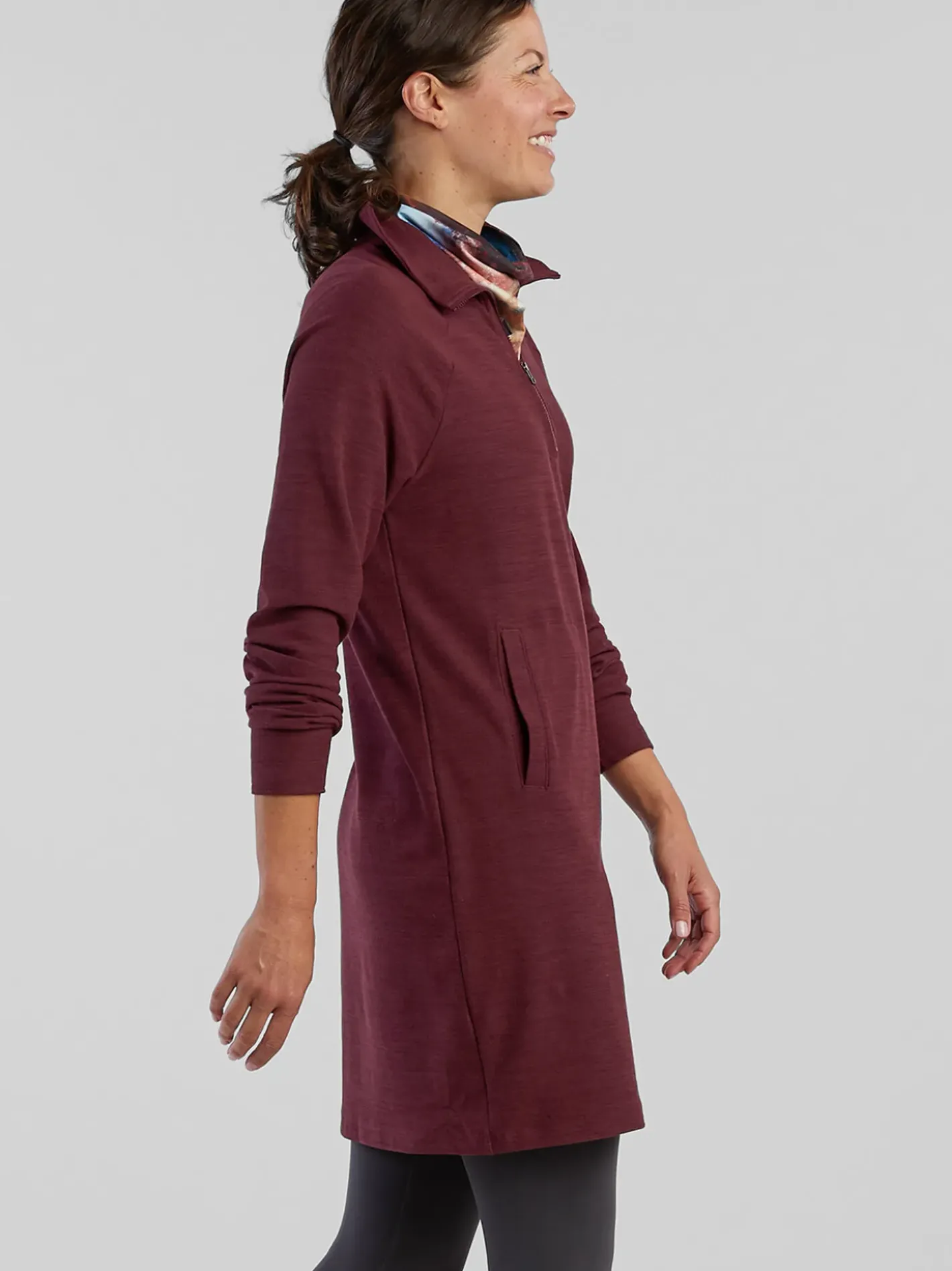 Title Nine Hibernation 1/4 Zip Dress>Women Dresses