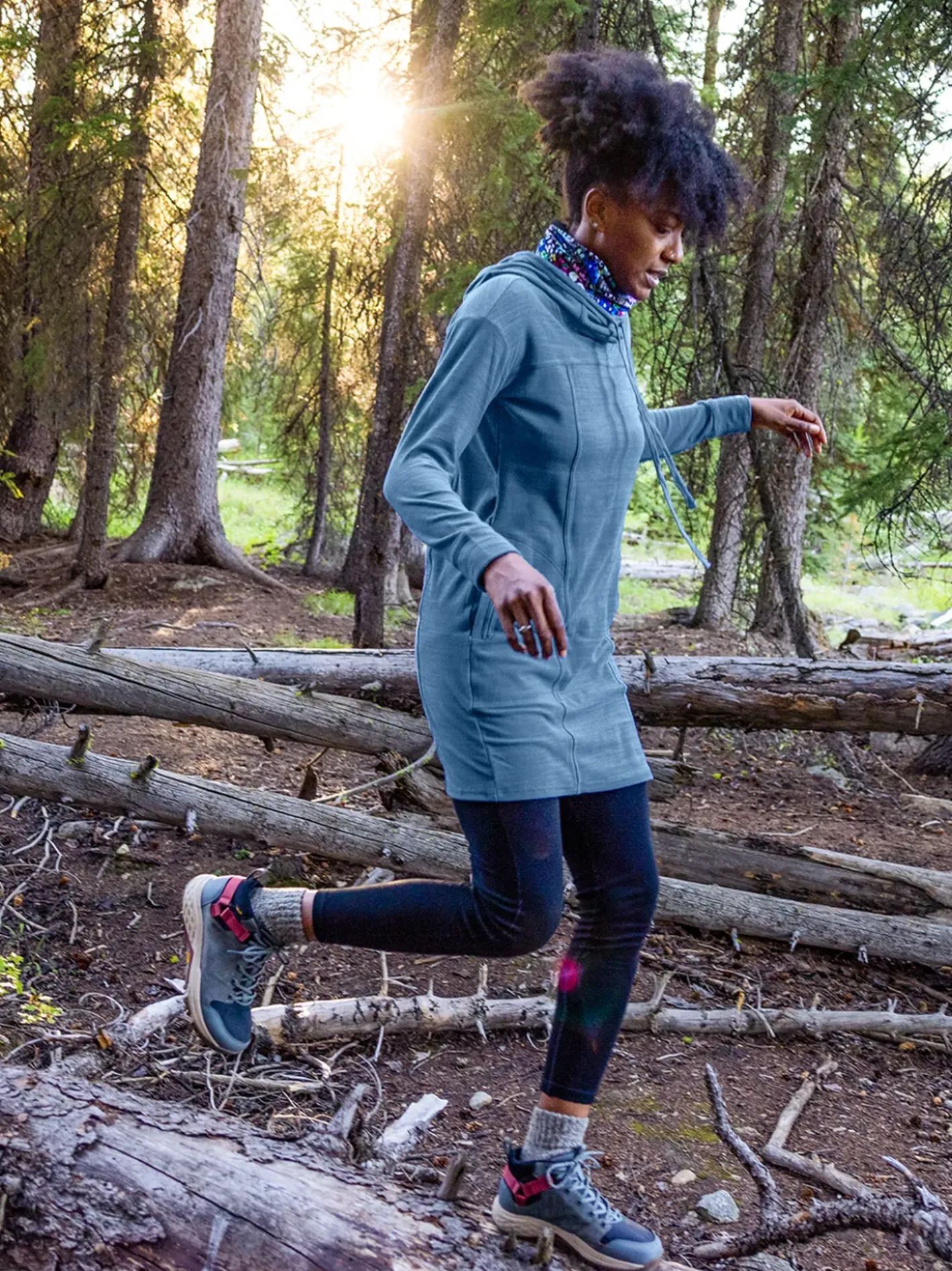Title Nine Hibernation Hoodie Dress>Women Dresses