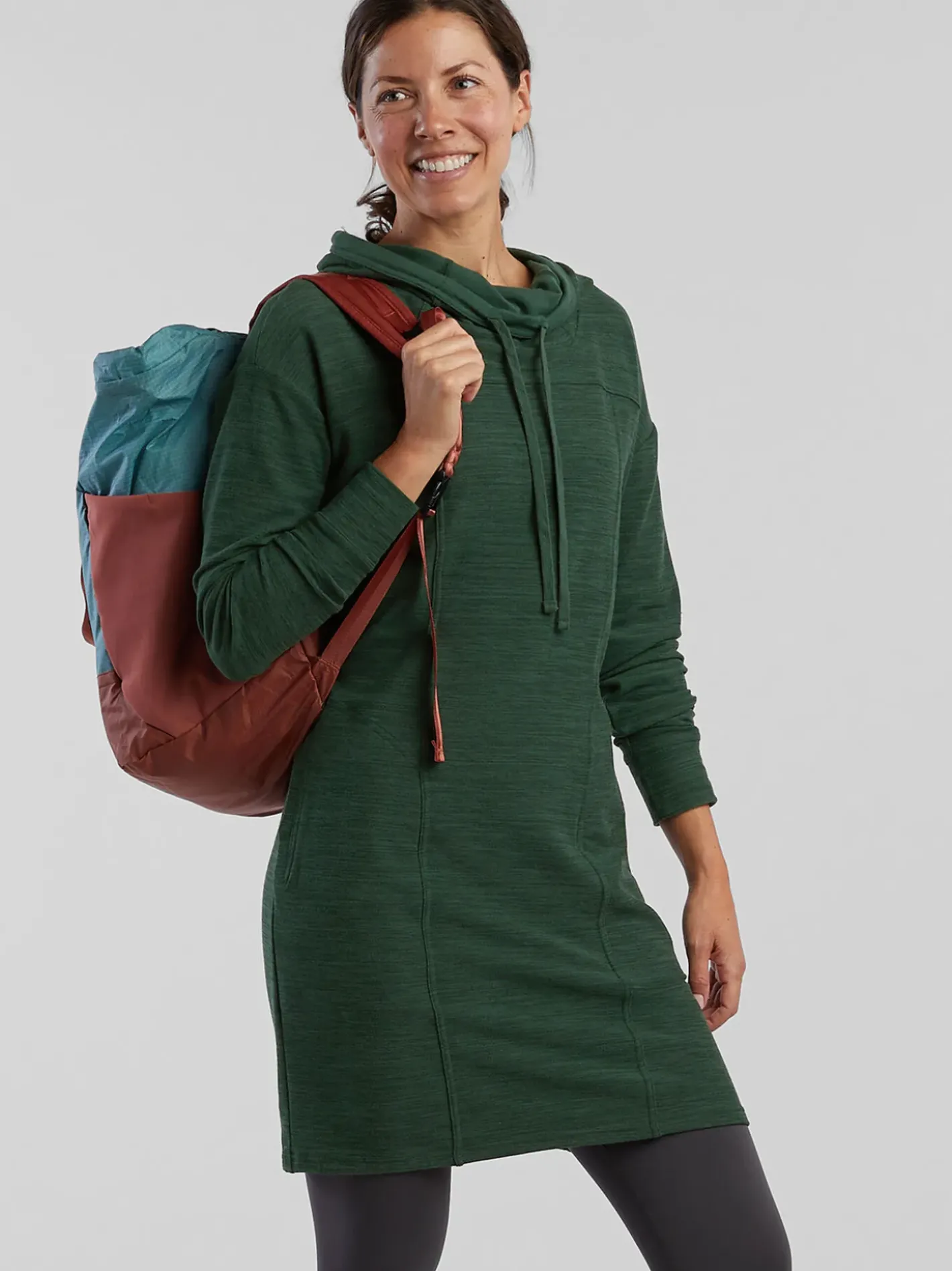 Title Nine Hibernation Hoodie Dress>Women Dresses
