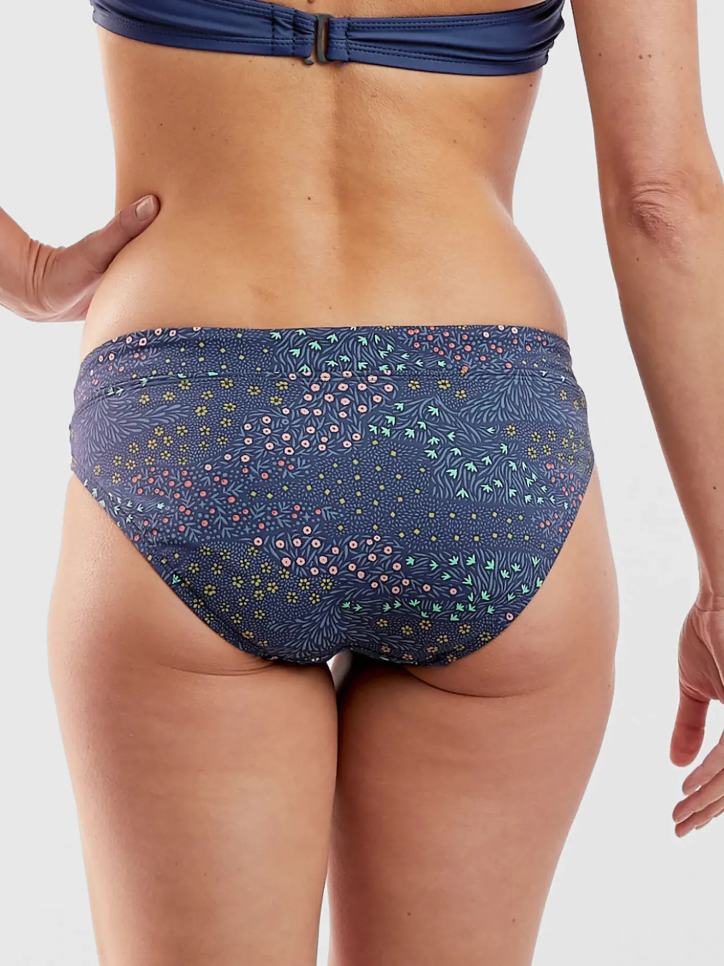 Title Nine Lehua Bikini Bottom - Alpen Bloom>Women Bikini Bottoms