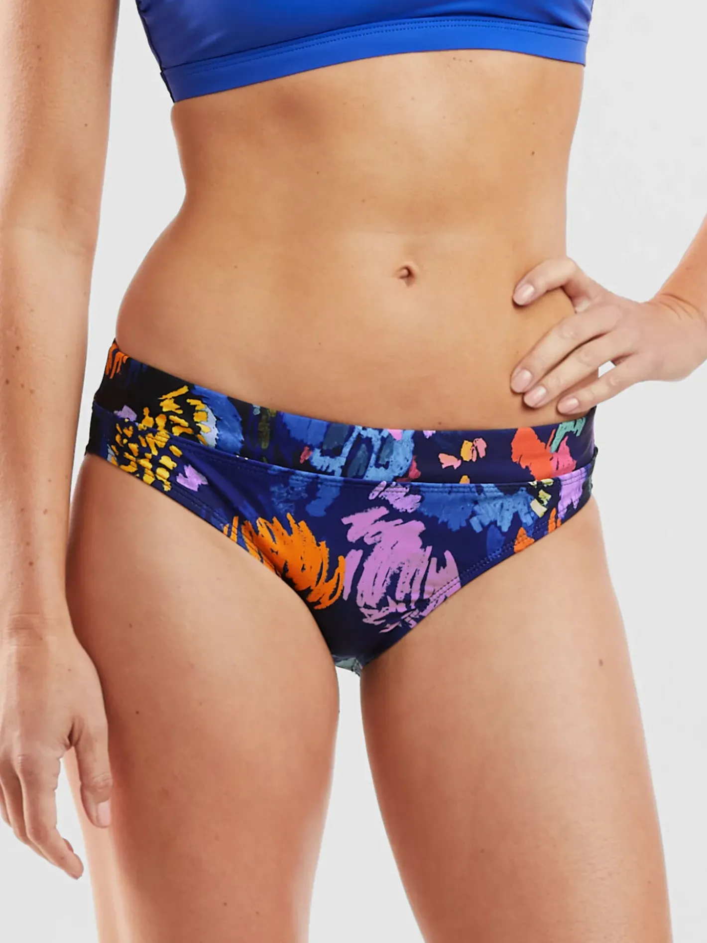 Title Nine Lehua Bikini Bottom - Floral Dervish>Women Bikini Bottoms