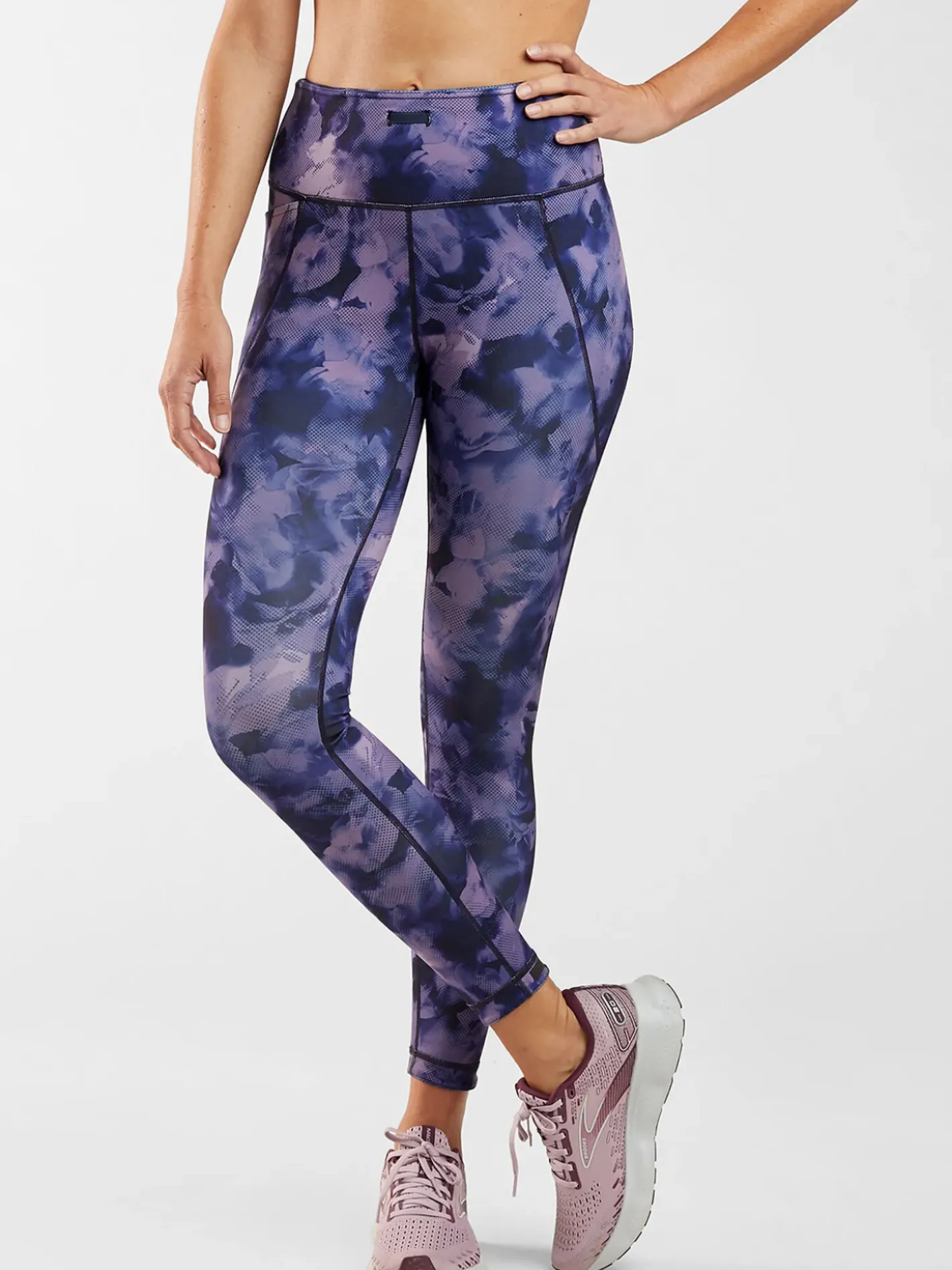 Title Nine Mad Dash Reversible 7/8 Running Tights - Aurora>Women Bottoms Finder