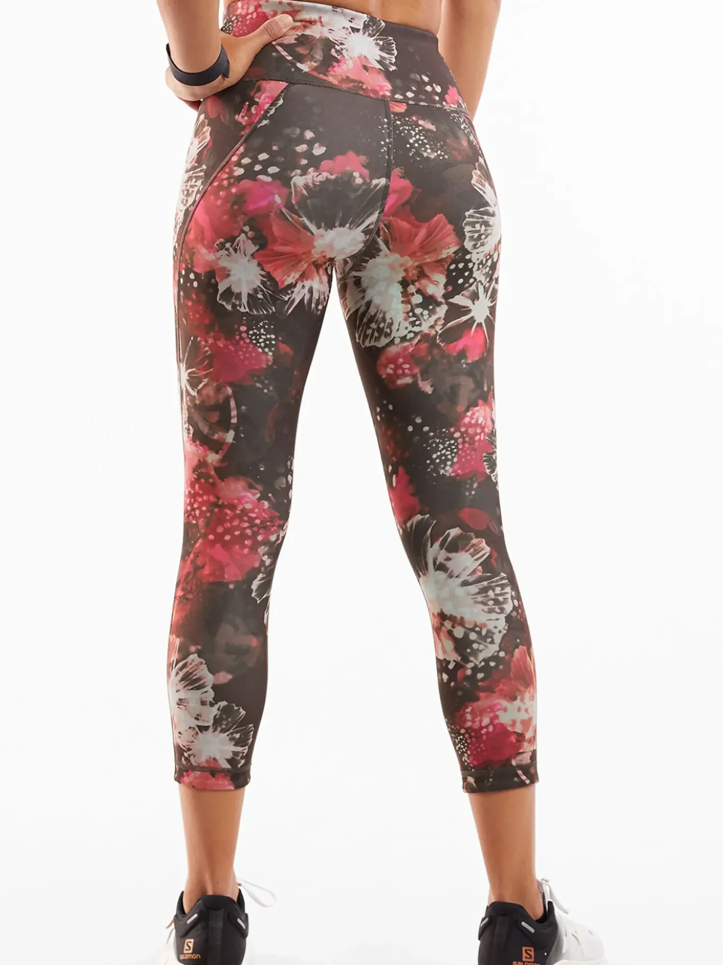 Title Nine Mad Dash Reversible Crop Tights - Glacier Meadows>Women Bottoms Finder
