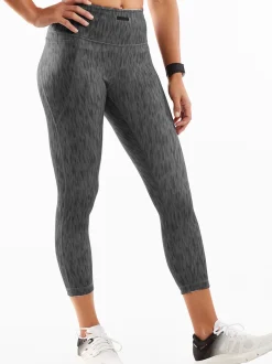 Title Nine Mad Dash Reversible Crop Tights - Glacier Meadows><noscript><img width=