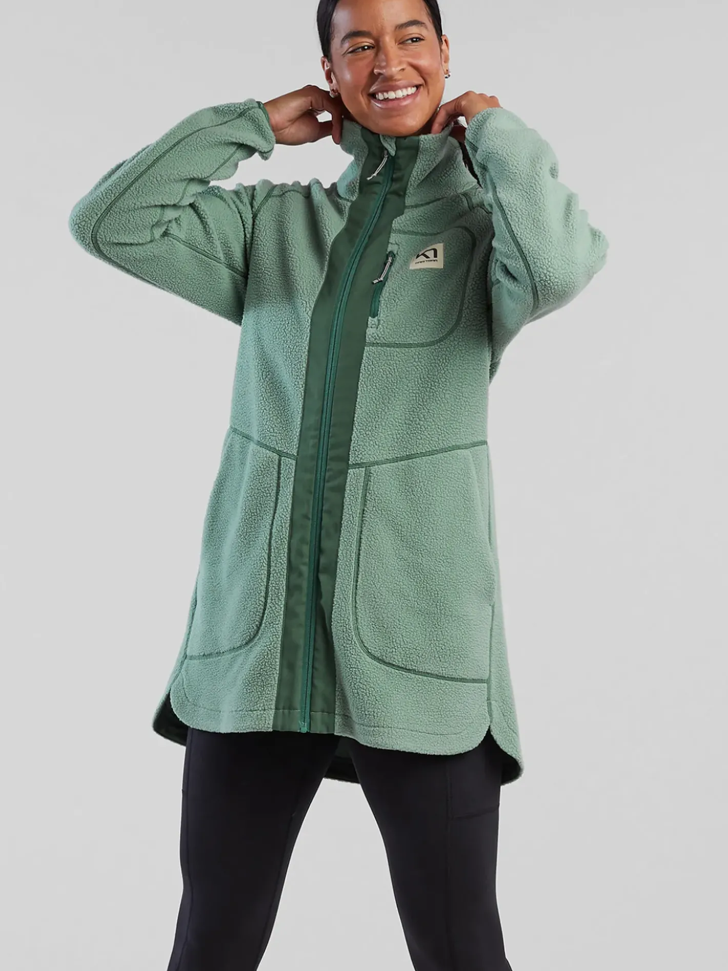 Title Nine Mirage Long Fleece Jacket>Women Hoodies & Sweatshirts