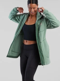 Title Nine Mirage Long Fleece Jacket><noscript><img width=