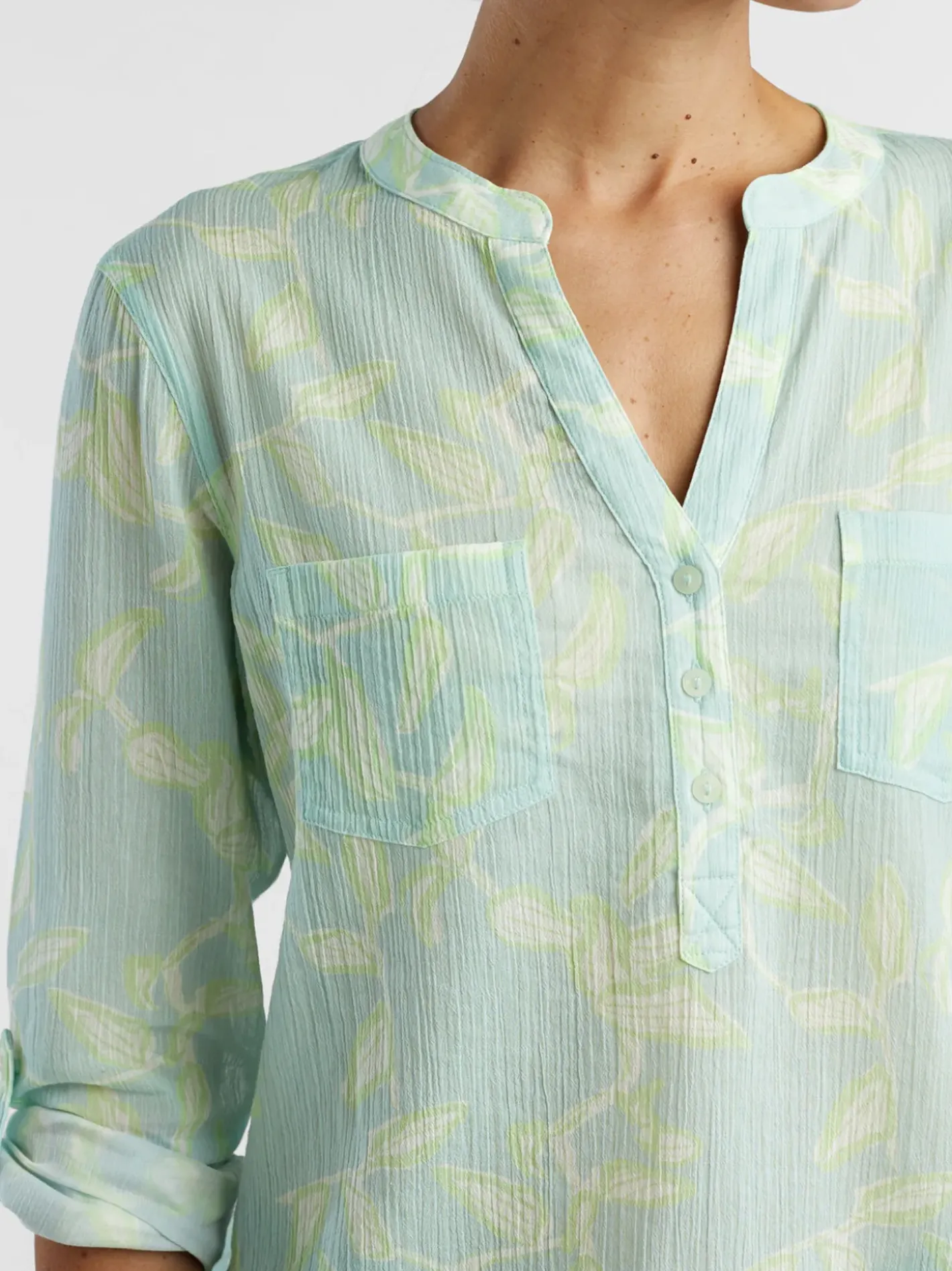Title Nine Moorea Gauze Long Sleeve Top>Women Swim Cover Ups