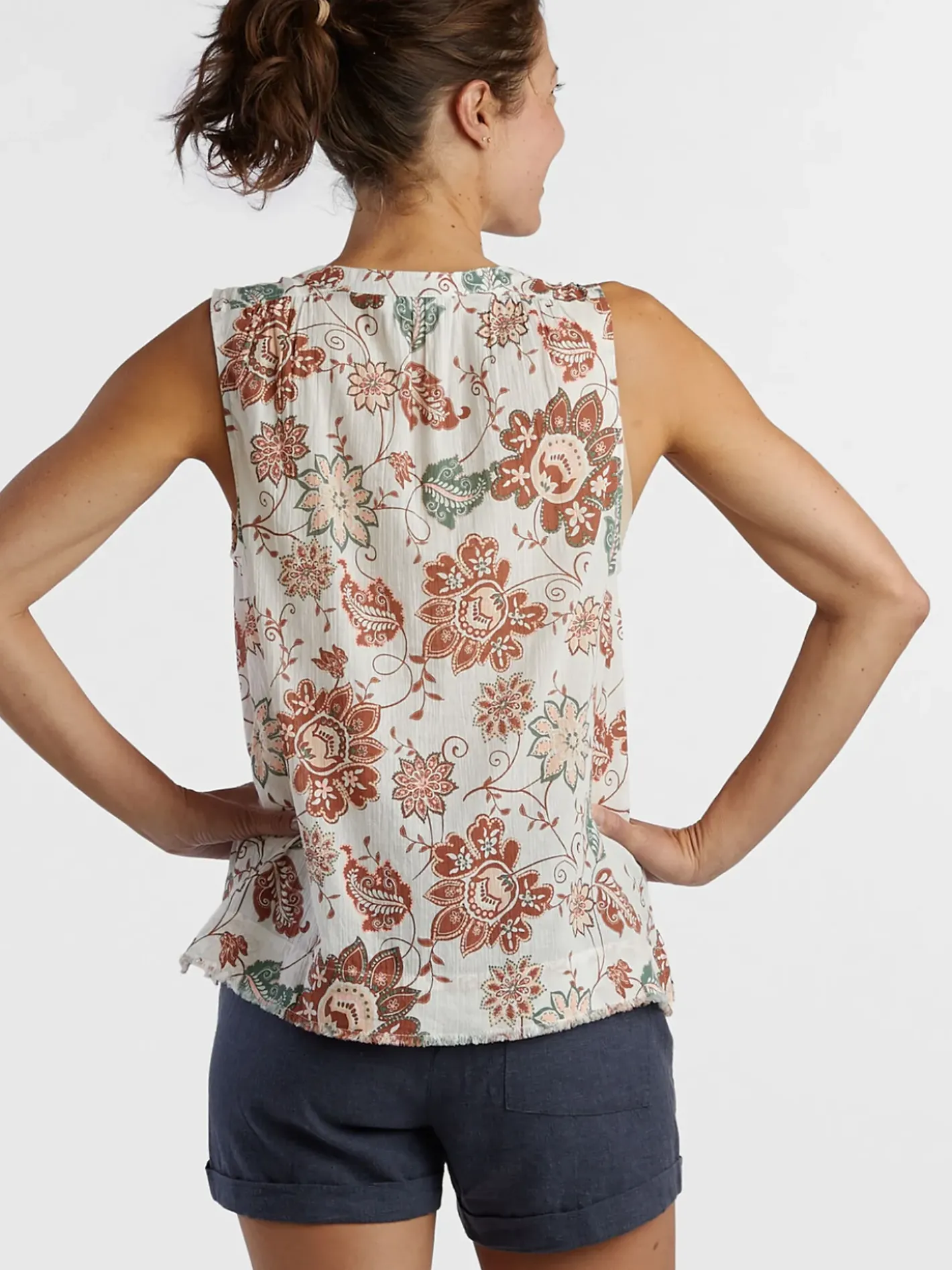Title Nine Moorea Gauze Sleeveless Top>Women Swim Cover Ups