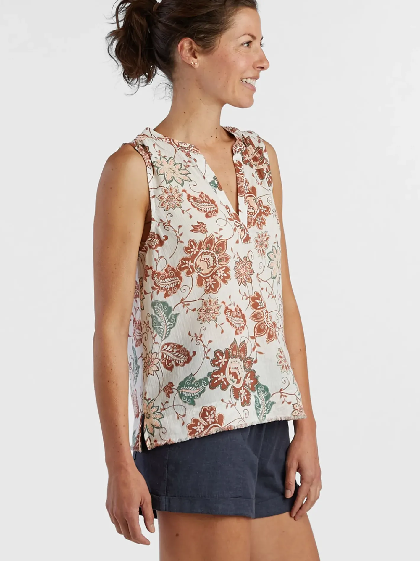 Title Nine Moorea Gauze Sleeveless Top>Women Swim Cover Ups