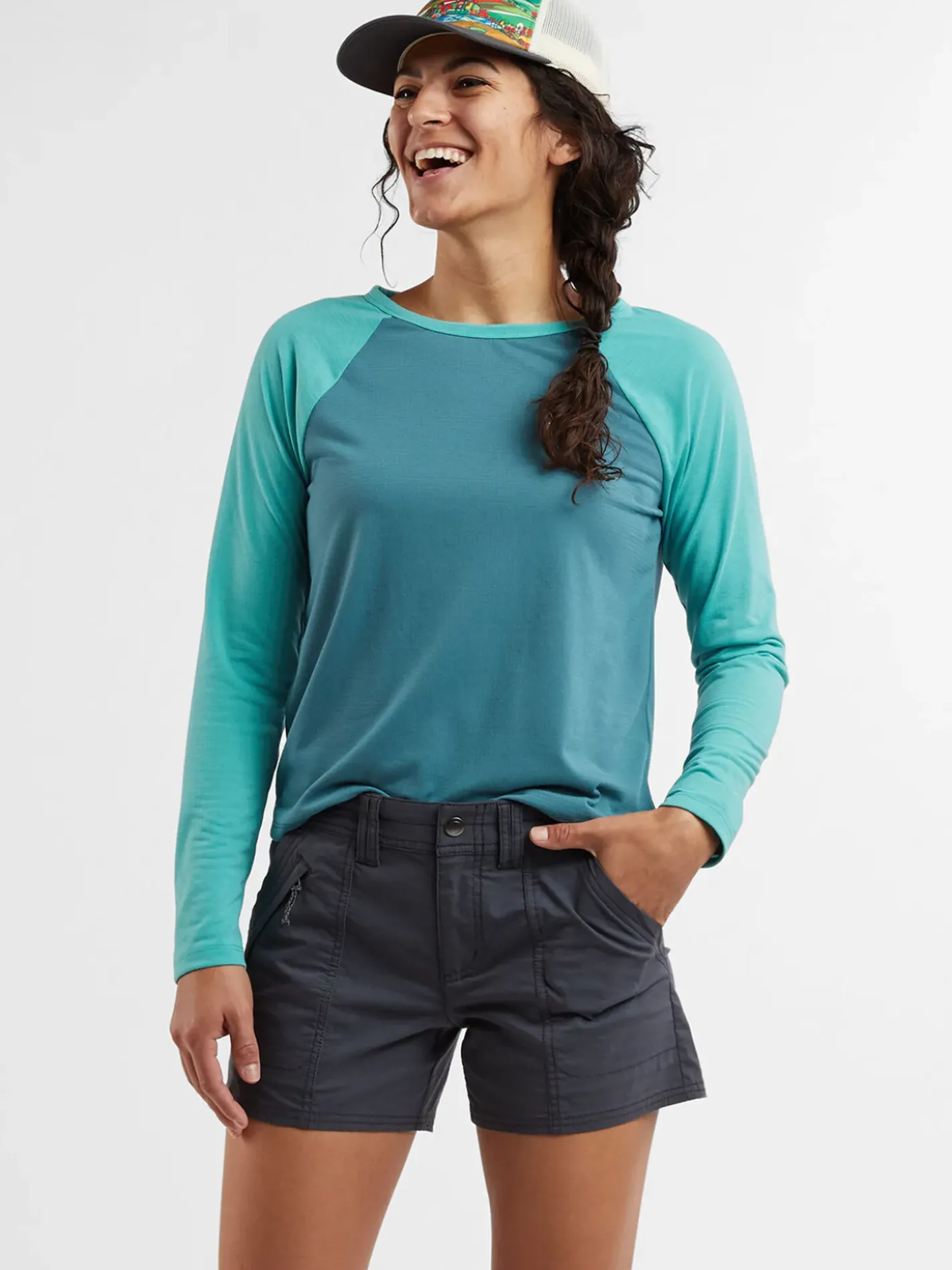 Title Nine Notton™ Raglan Long Sleeve Tee>Women Long Sleeve Tops