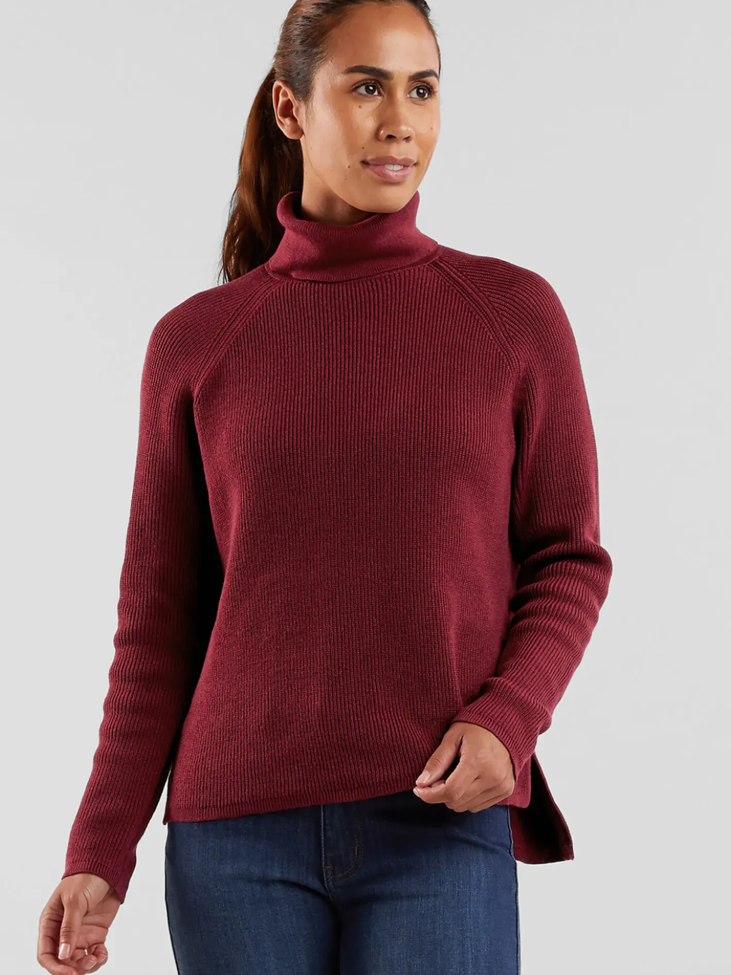 Title Nine Offsite Synergy Turtleneck Sweater>Women Long Sleeve Tops