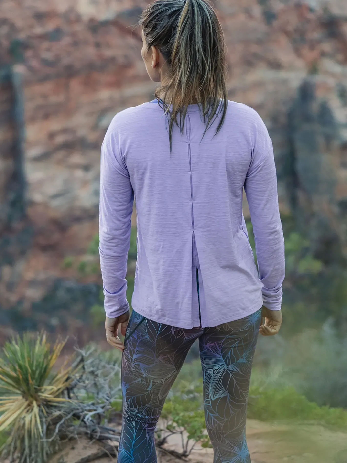 Title Nine Phoenix Pleat Back Long Sleeve Top>Women Long Sleeve Tops