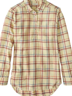 Title Nine Plaiditude Droptail Shirt>Women Long Sleeve Tops