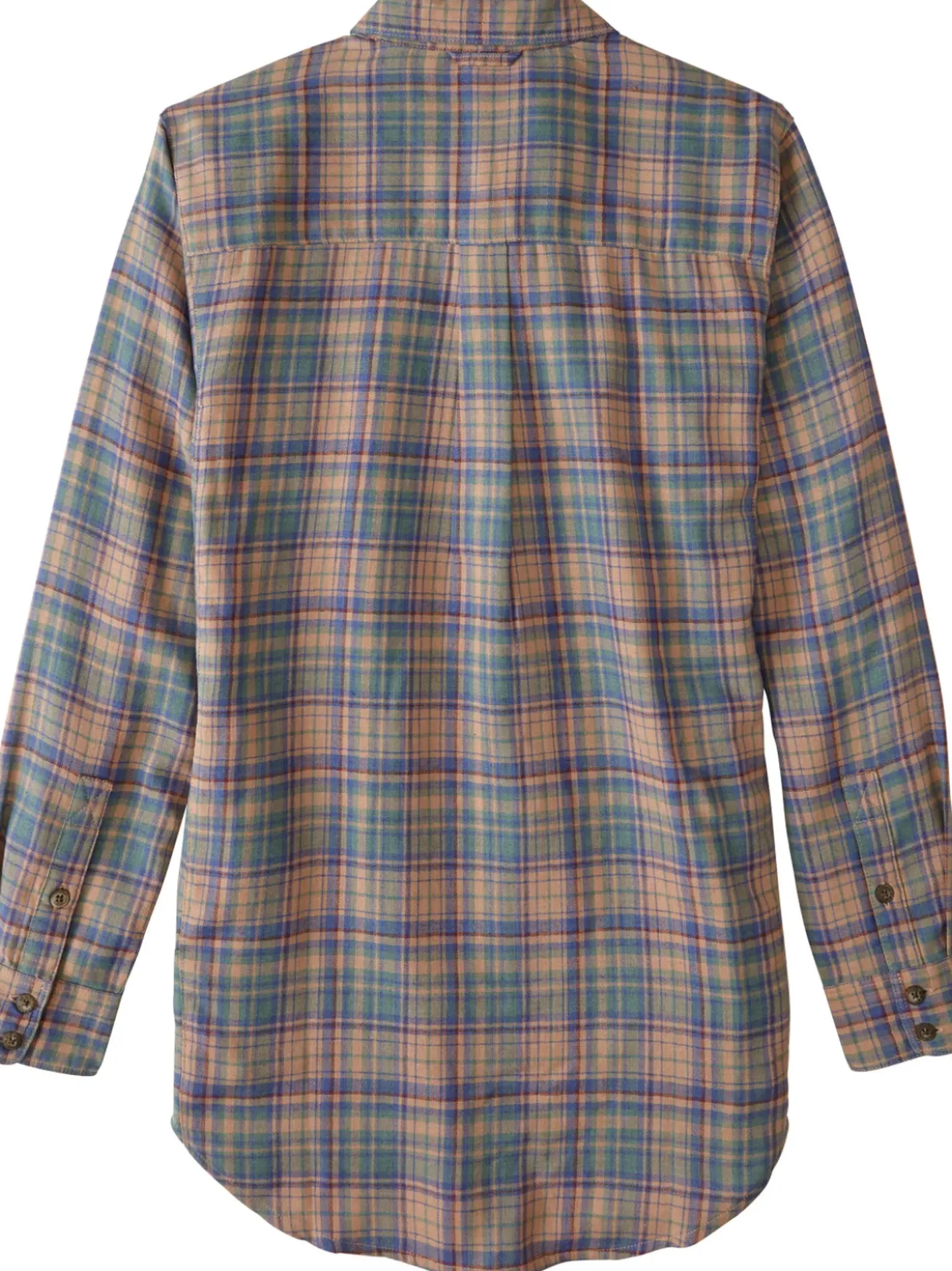 Title Nine Plaiditude Droptail Shirt>Women Long Sleeve Tops