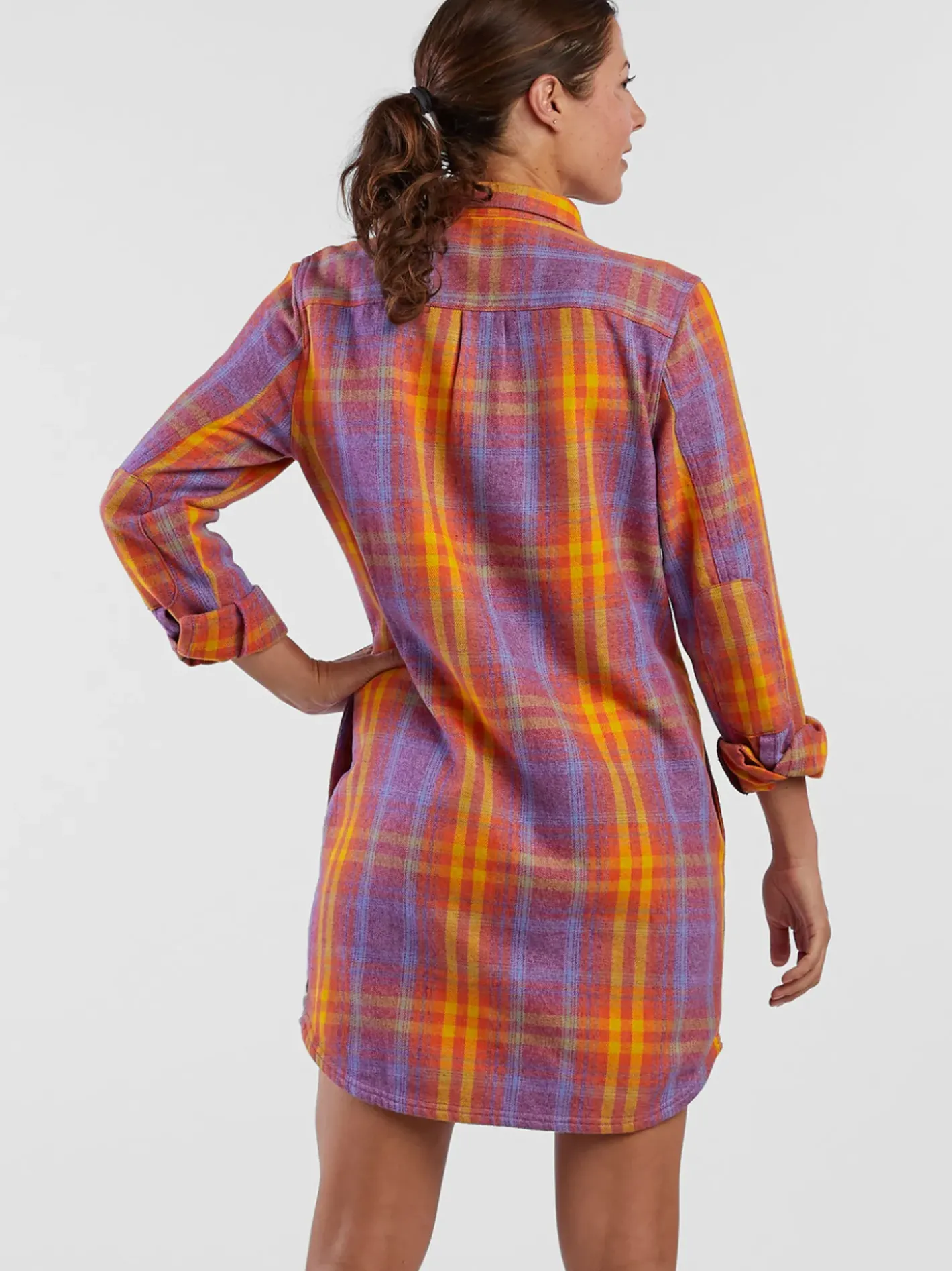 Title Nine Plaiditude Heavyweight Flannel Shirtdress>Women Dresses