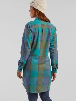 Title Nine Plaiditude Heavyweight Flannel Shirtdress><noscript><img width=