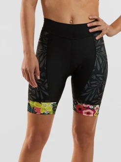 Title Nine Ride Relentless Cycling Shorts - Night Garden>Women Bottoms Finder