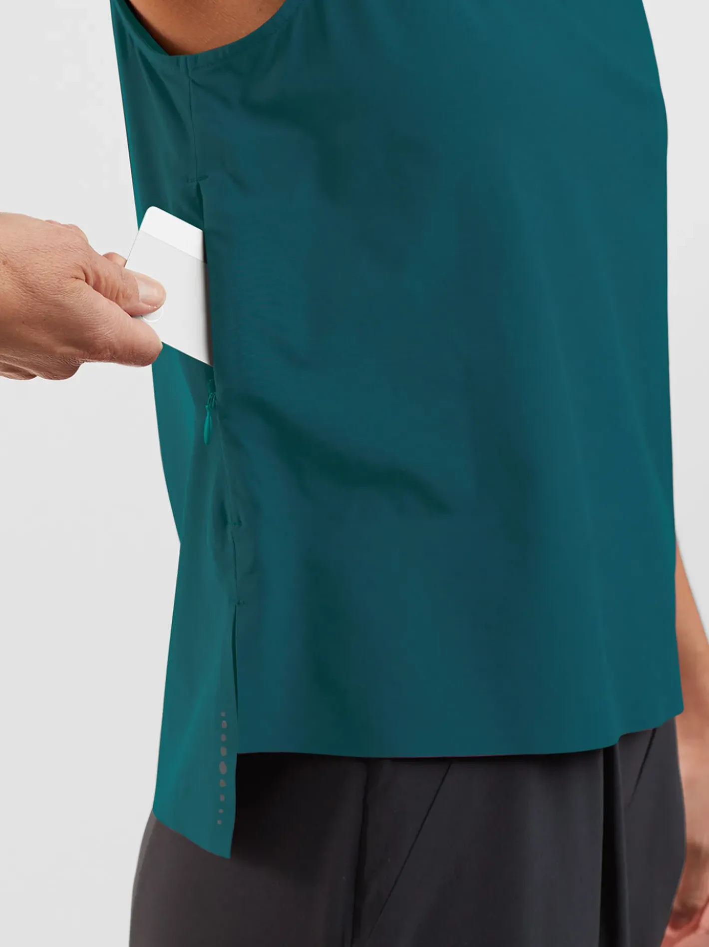 Title Nine Round Trip Pocket Tank Top - Solid>Women Swim Cover Ups