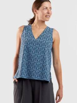 Title Nine Round Trip Pocket Tank Top - Turkish Delight><noscript><img width=