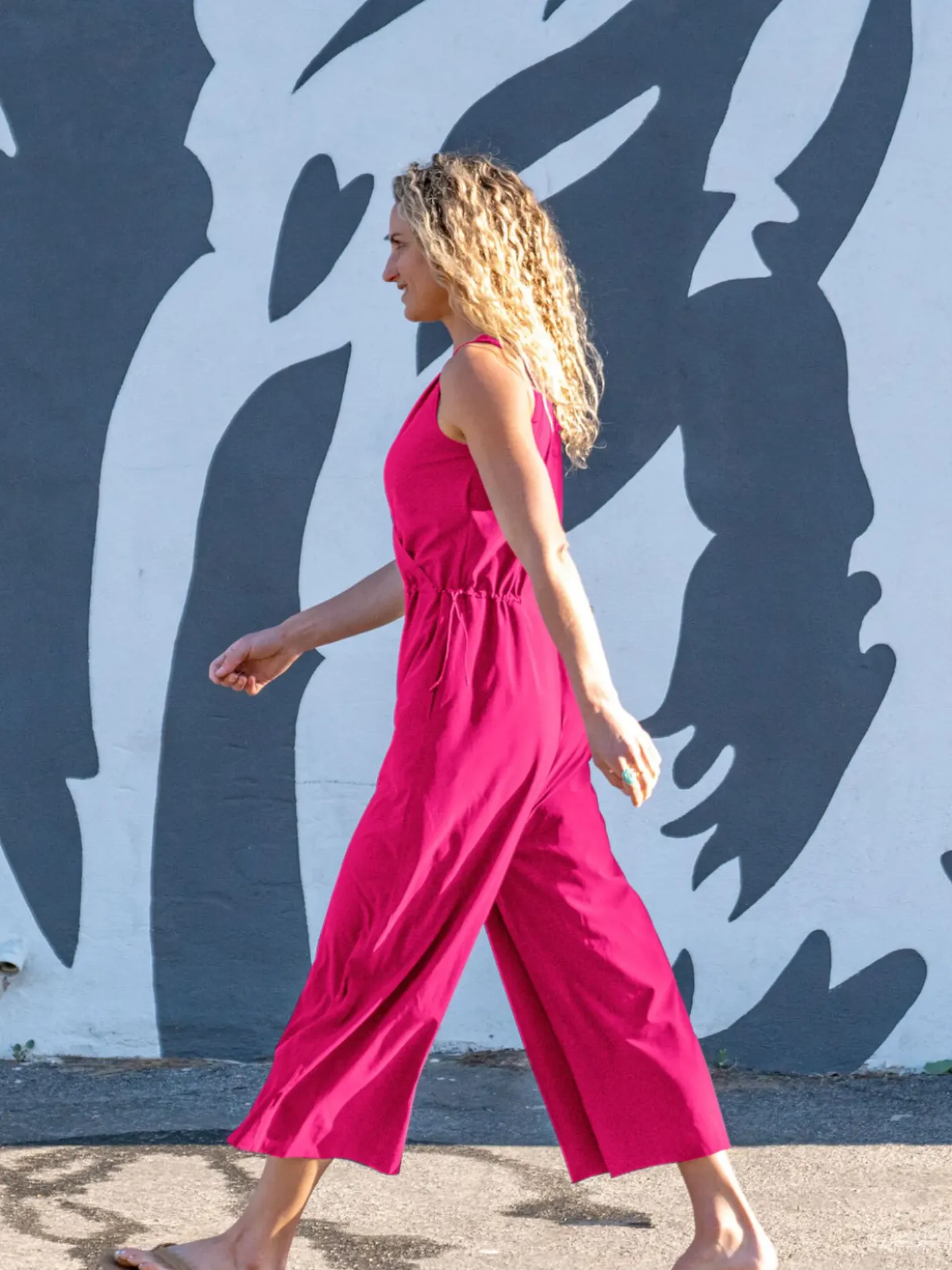 Title Nine Round Trip Sleeveless Jumpsuit>Women Swim Cover Ups