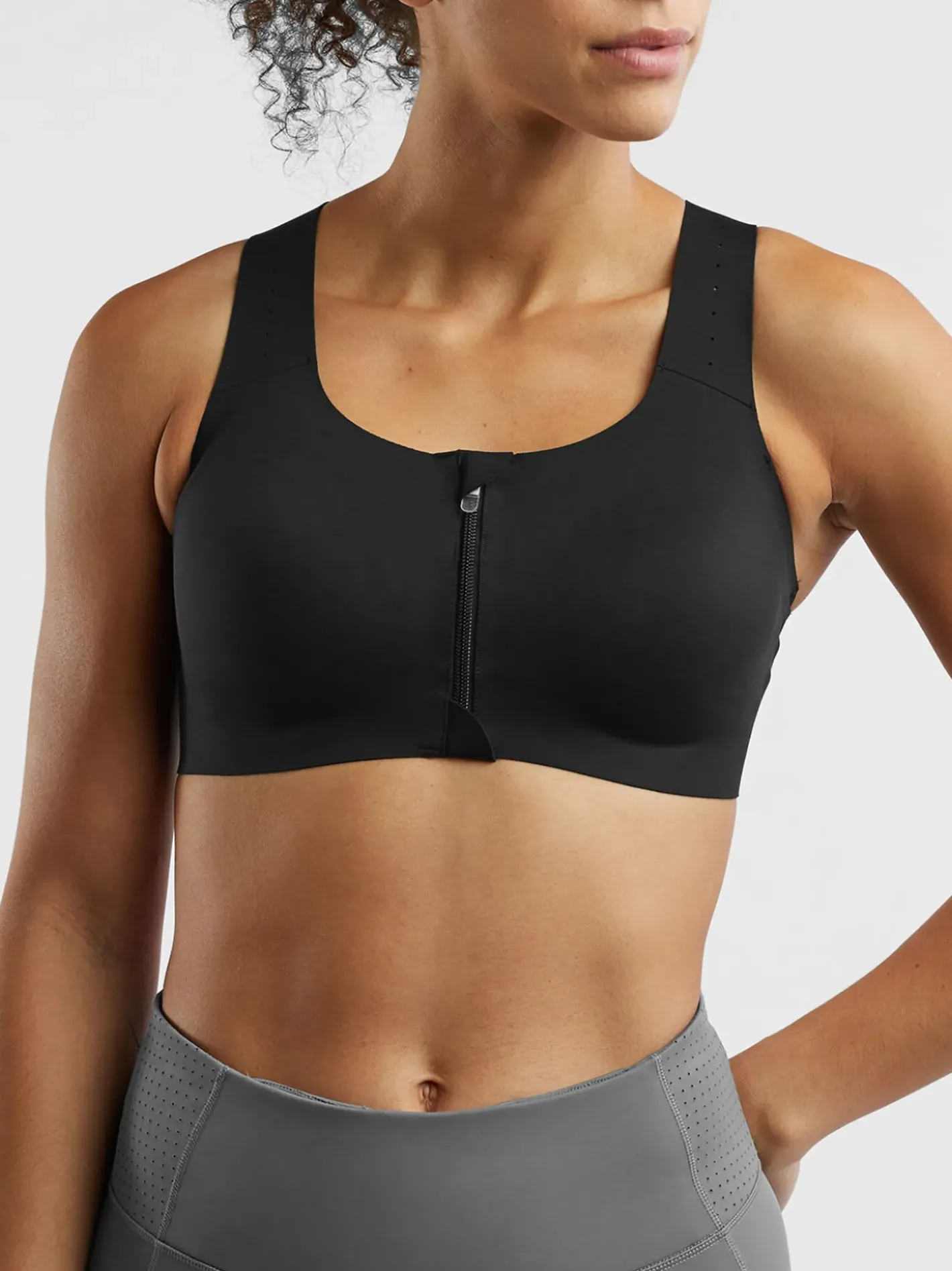 Title Nine Run It All 2.0 Zip Front Sports Bra>Women Sports Bras