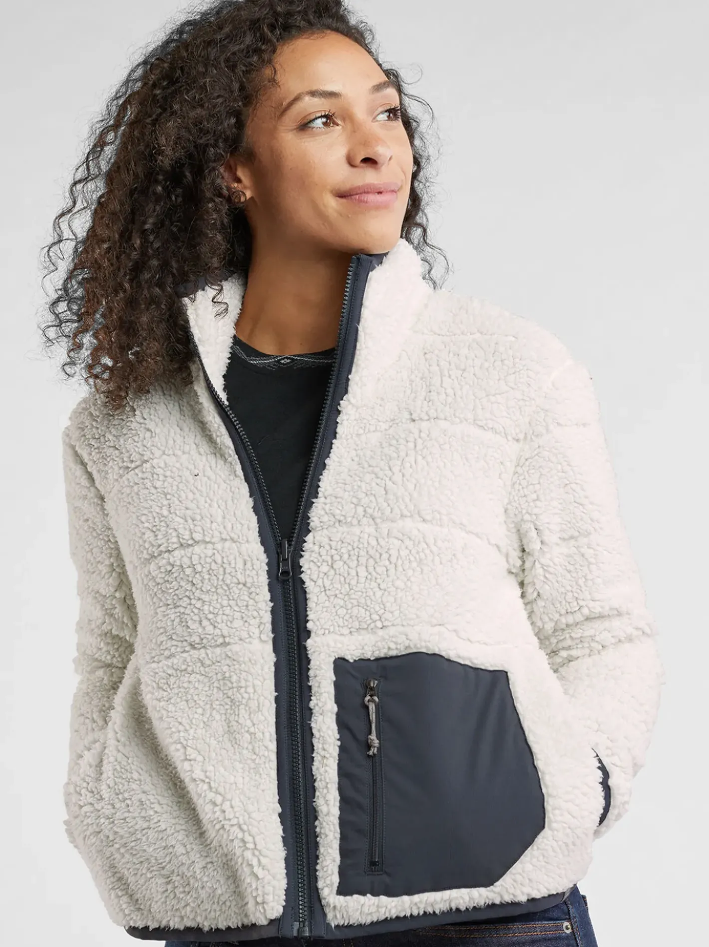Title Nine Rushmore Reversible Sherpa Jacket>Women Jackets