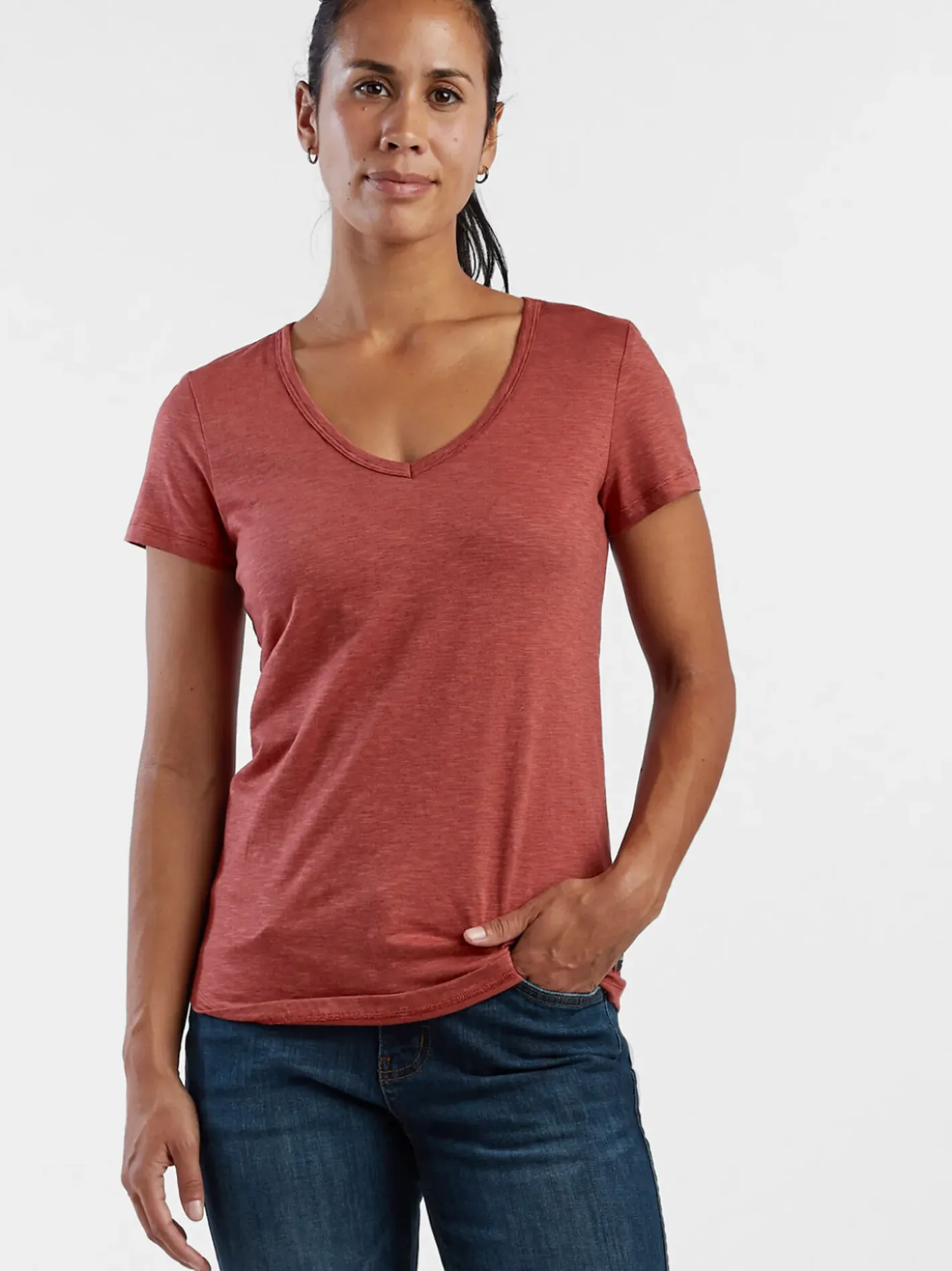 Title Nine Samba V Neck Tee>Women Short Sleeve Tops