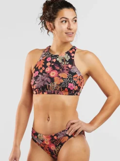 Title Nine Selkie High Neck Bikini Top - Amazonia>Women Bikini Tops