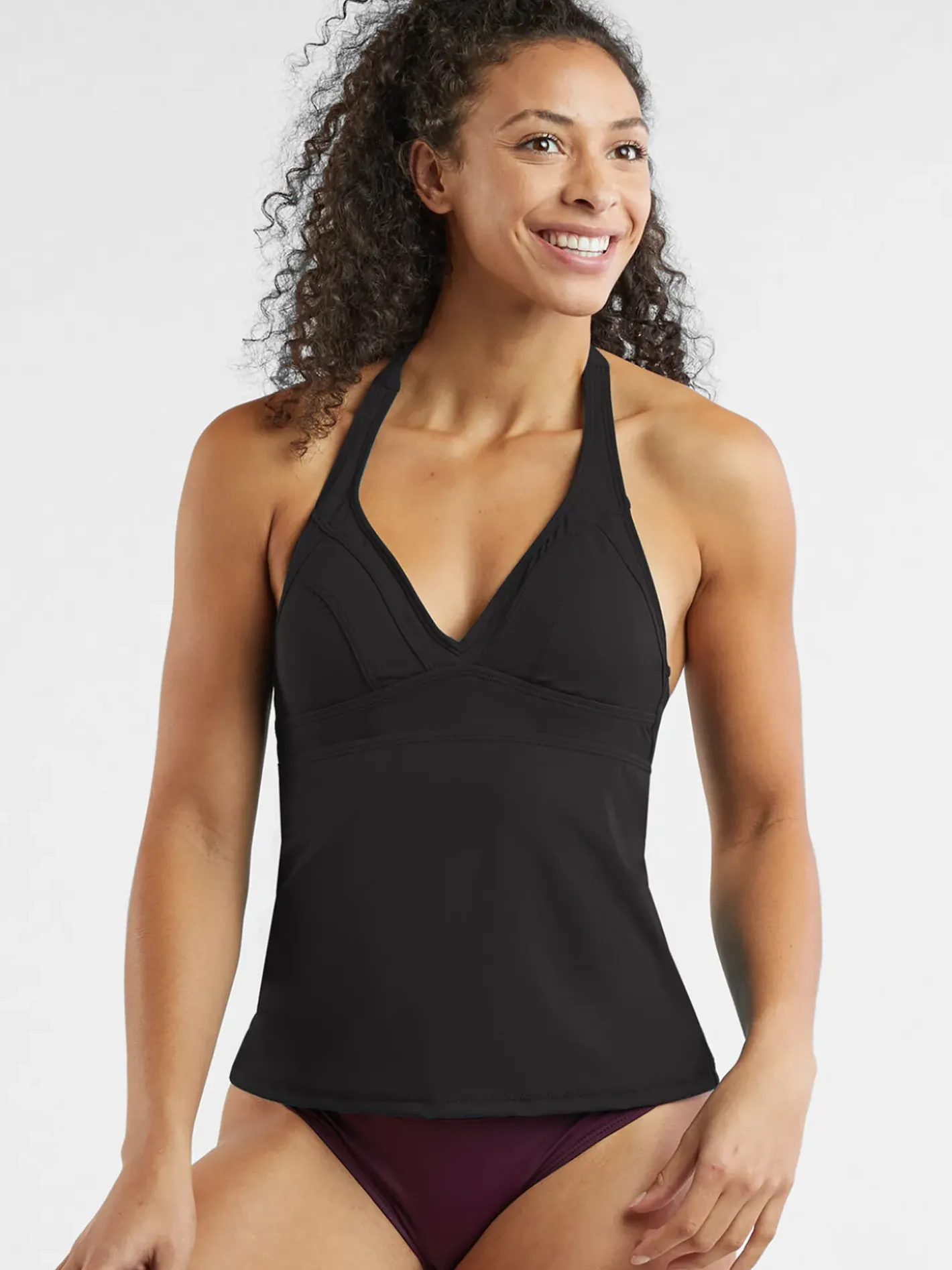 Title Nine Set It And Forget It Halter Tankini Top>Women Tankini Tops