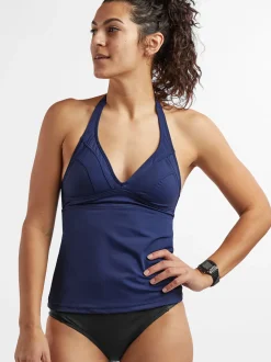 Title Nine Set It And Forget It Halter Tankini Top><noscript><img width=