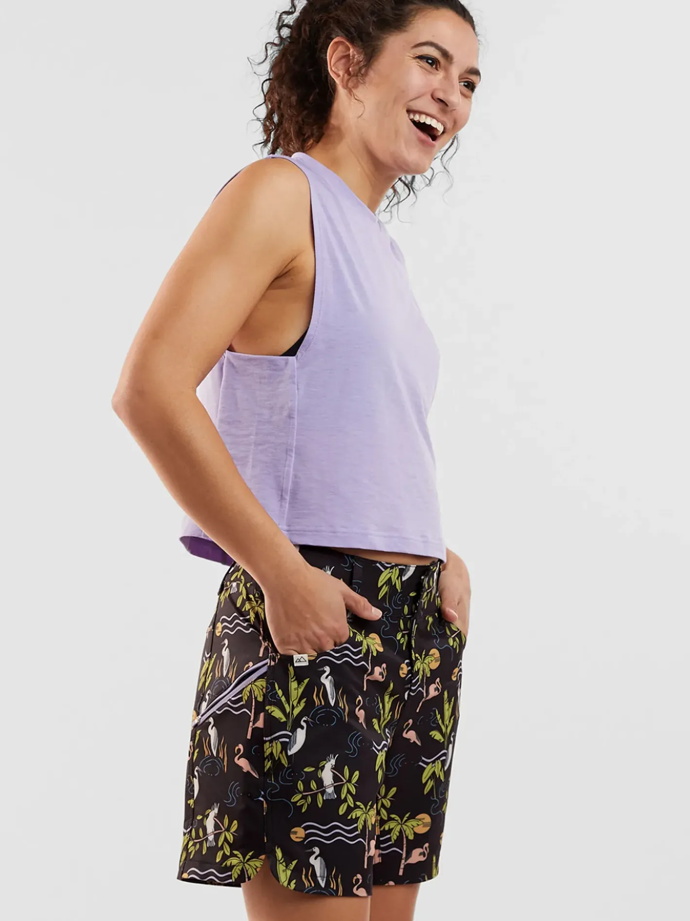 Title Nine Shralp Cropped Tank Top>Women Upf Clothing