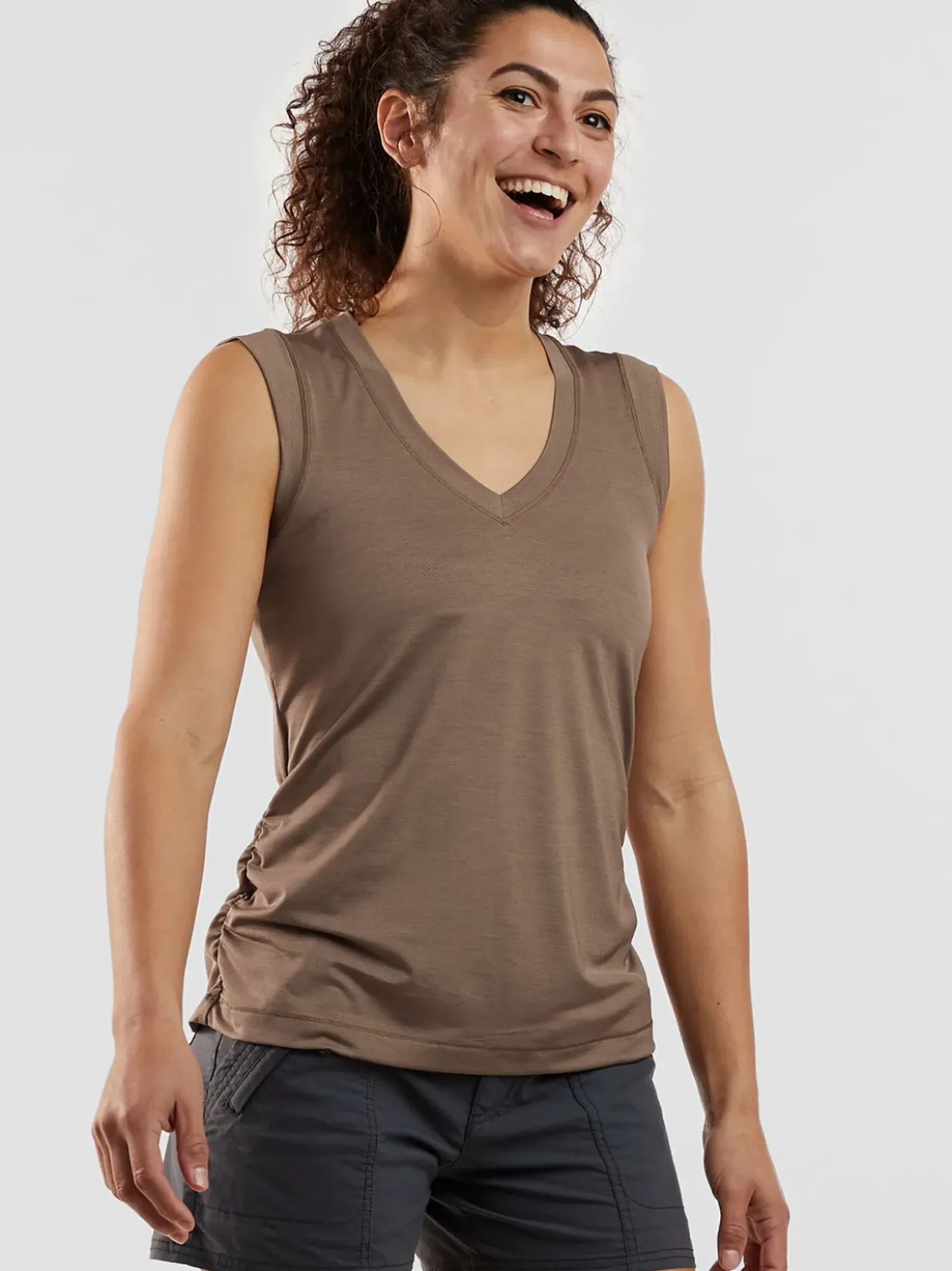 Title Nine Solar Flair V Neck Tank Top>Women Upf Clothing